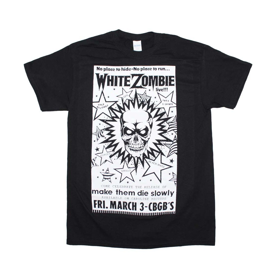 White Zombie CBGB Poster T-Shirt