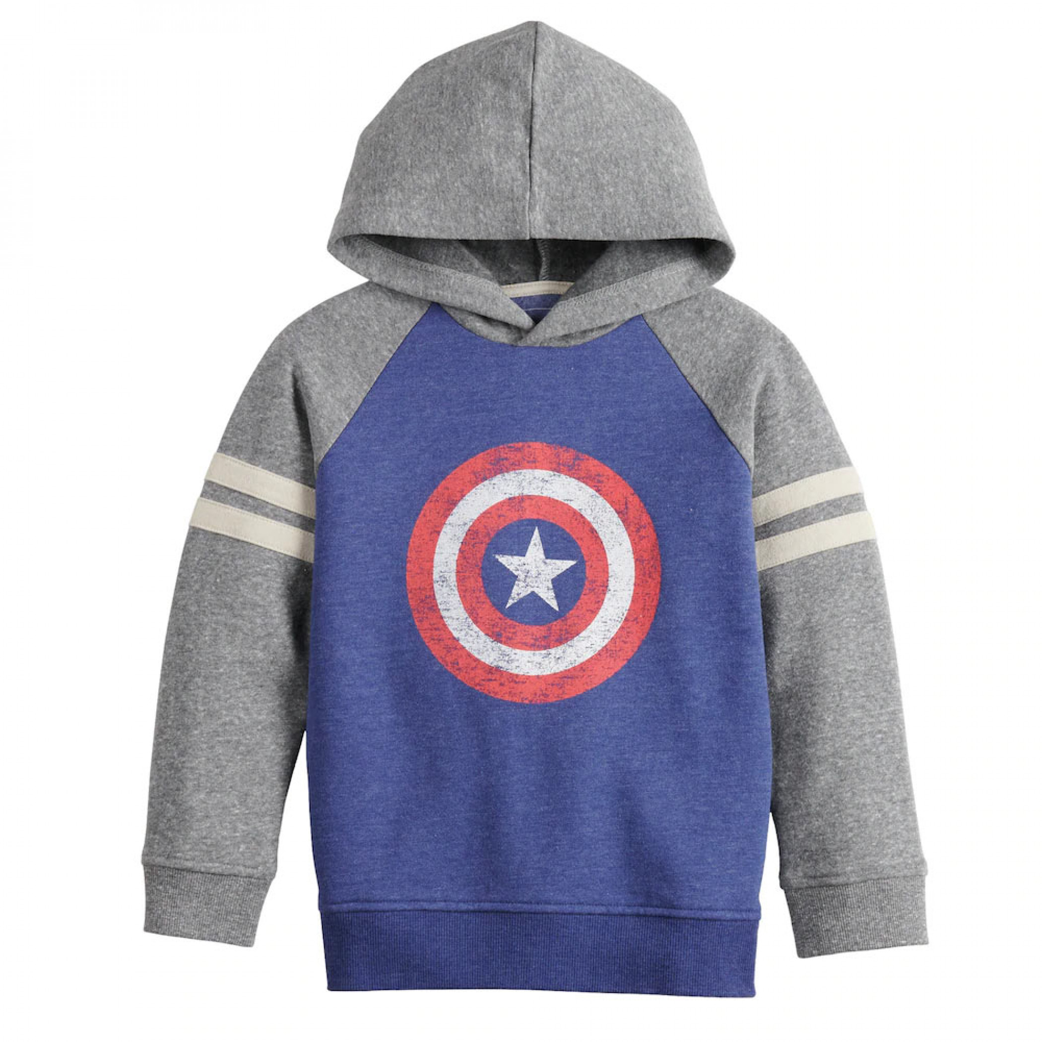 Captain America Shield Symbol Sonoma Good for Life Boys Hoodie