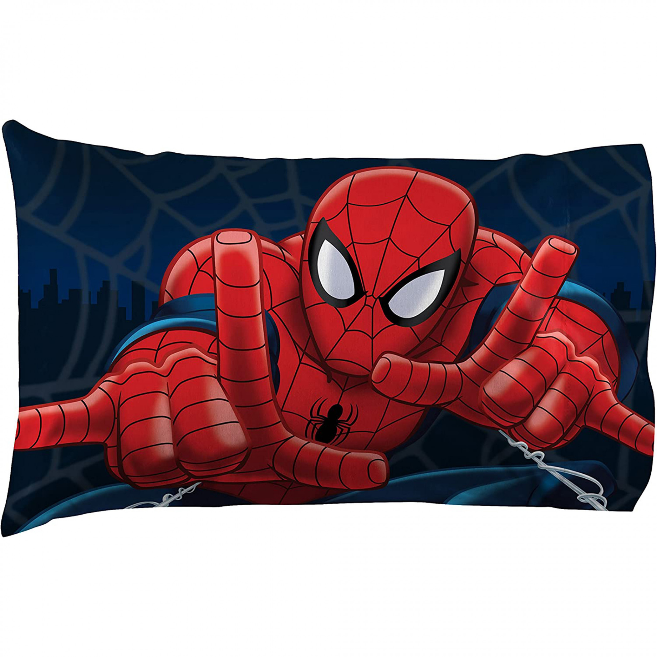 Spider-Man Saving the Day 4-Piece Full Sheet Set