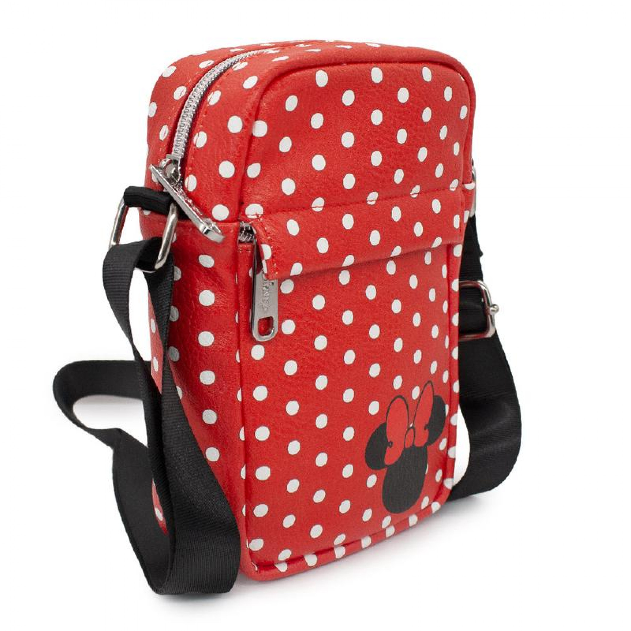 Disney Minnie Mouse Polka Dots with Ears and Bow Crossbody Bag