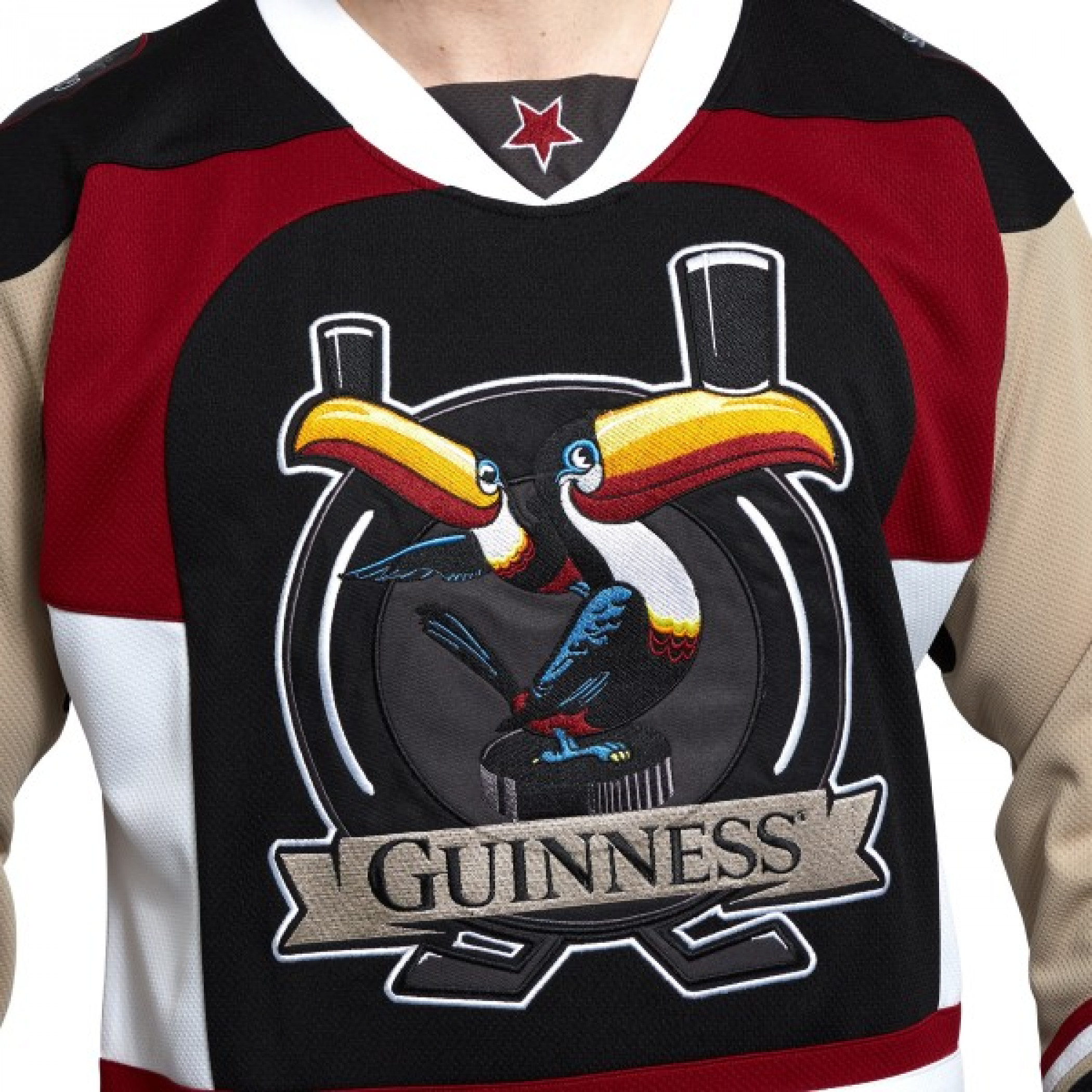 Guinness Toucan Burgundy Hockey Jersey