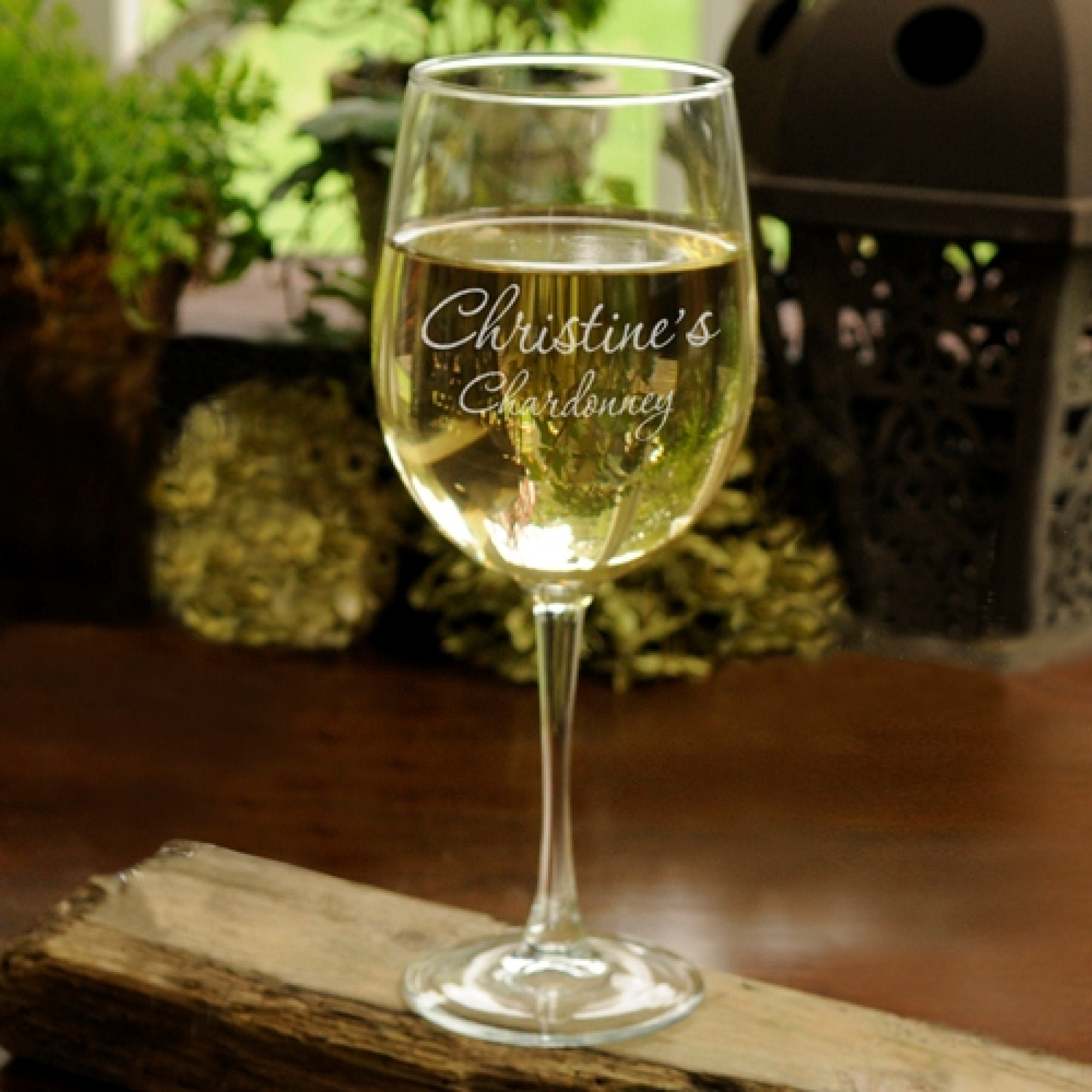Personalized Connoisseur Custom White Wine Glass