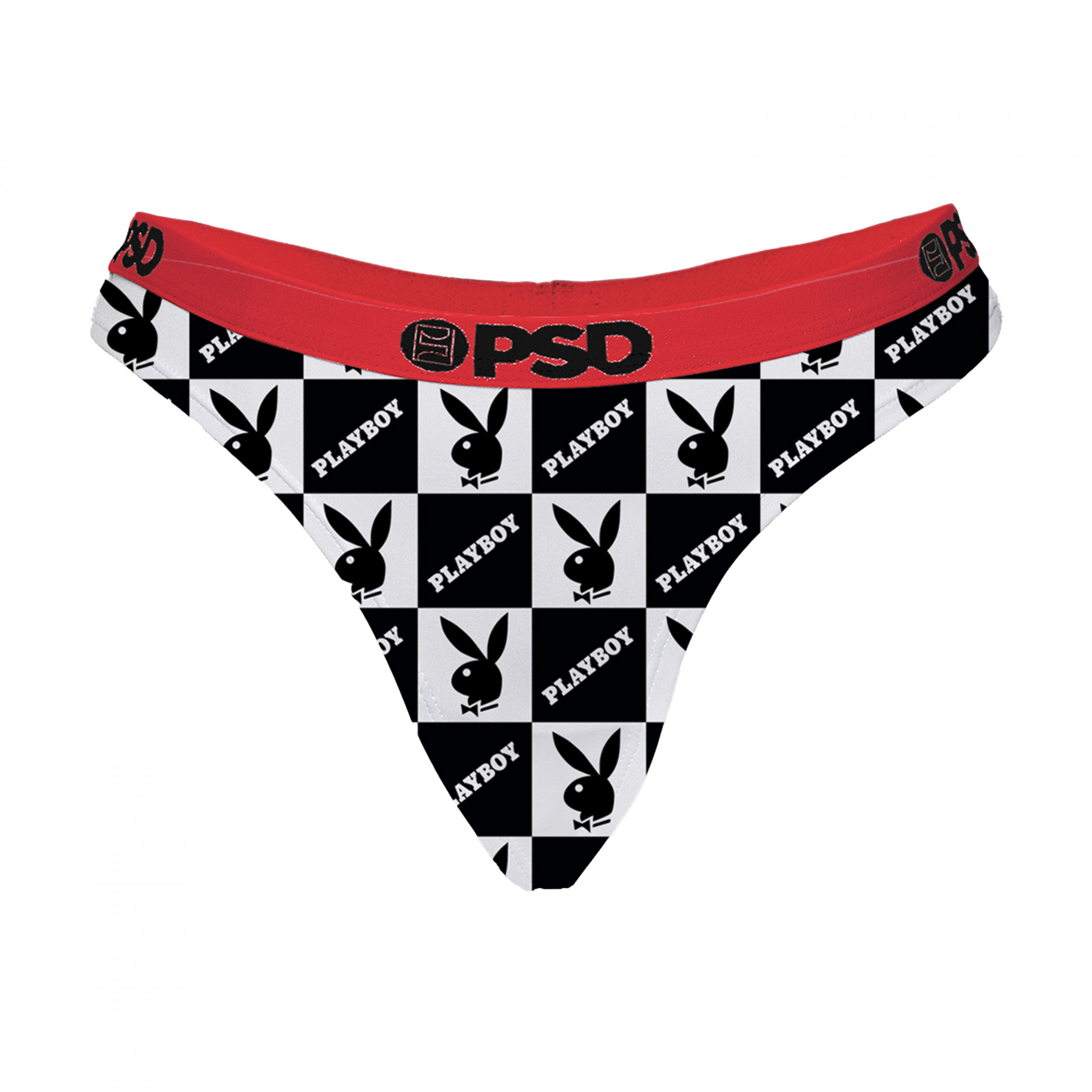 Playboy Bunny Mascot Microfiber Blend Women's PSD Boy Shorts Underwear