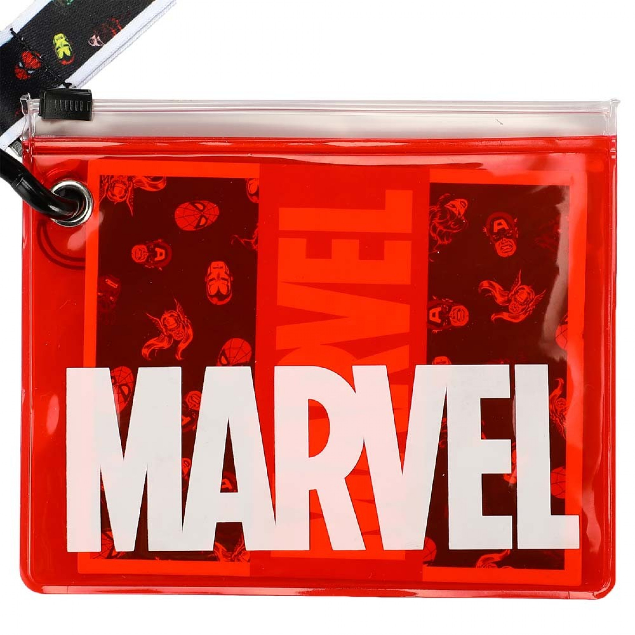 Marvel Logo Lanyard with ID Pouch