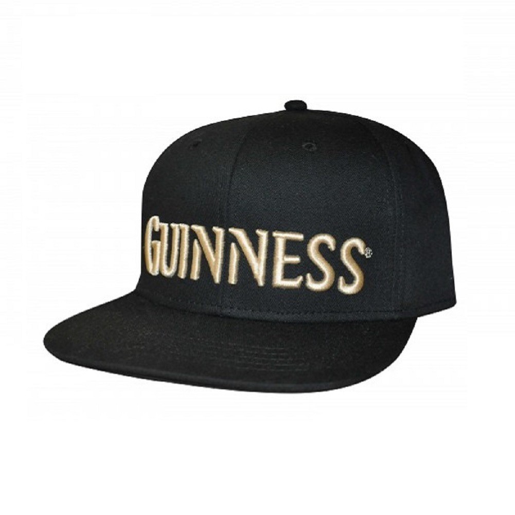 Guinness Black Flat Brim Hat