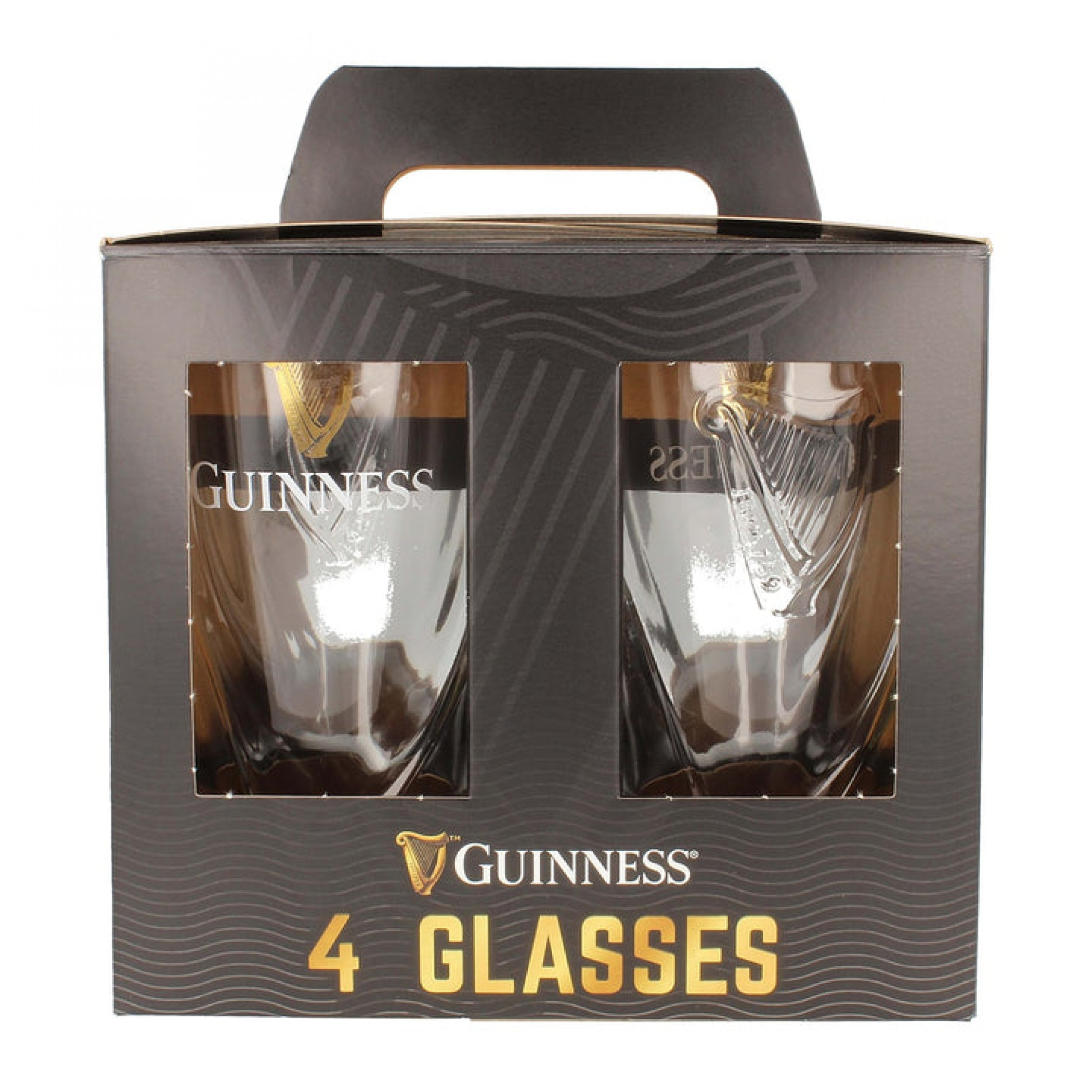 Pack De 2 Verres à Pinte Guinness Gravity - Verres évasés Pour Une Bière Parfaite, 591 Ml Chacun