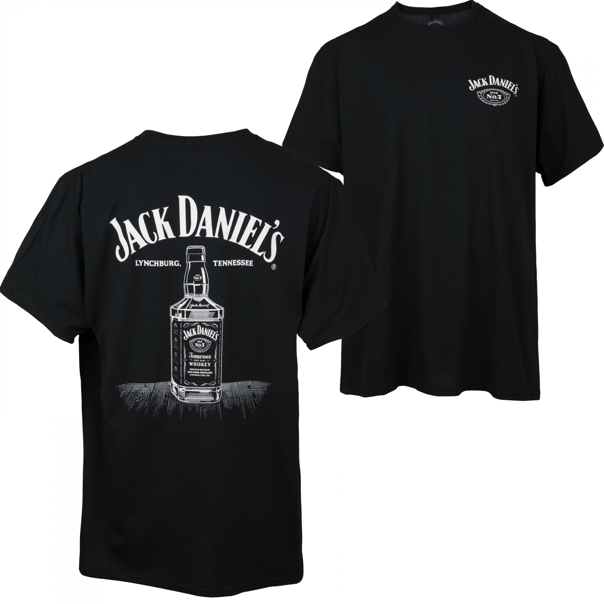 Jack Daniel's Line Art Bottle T-Shirt
