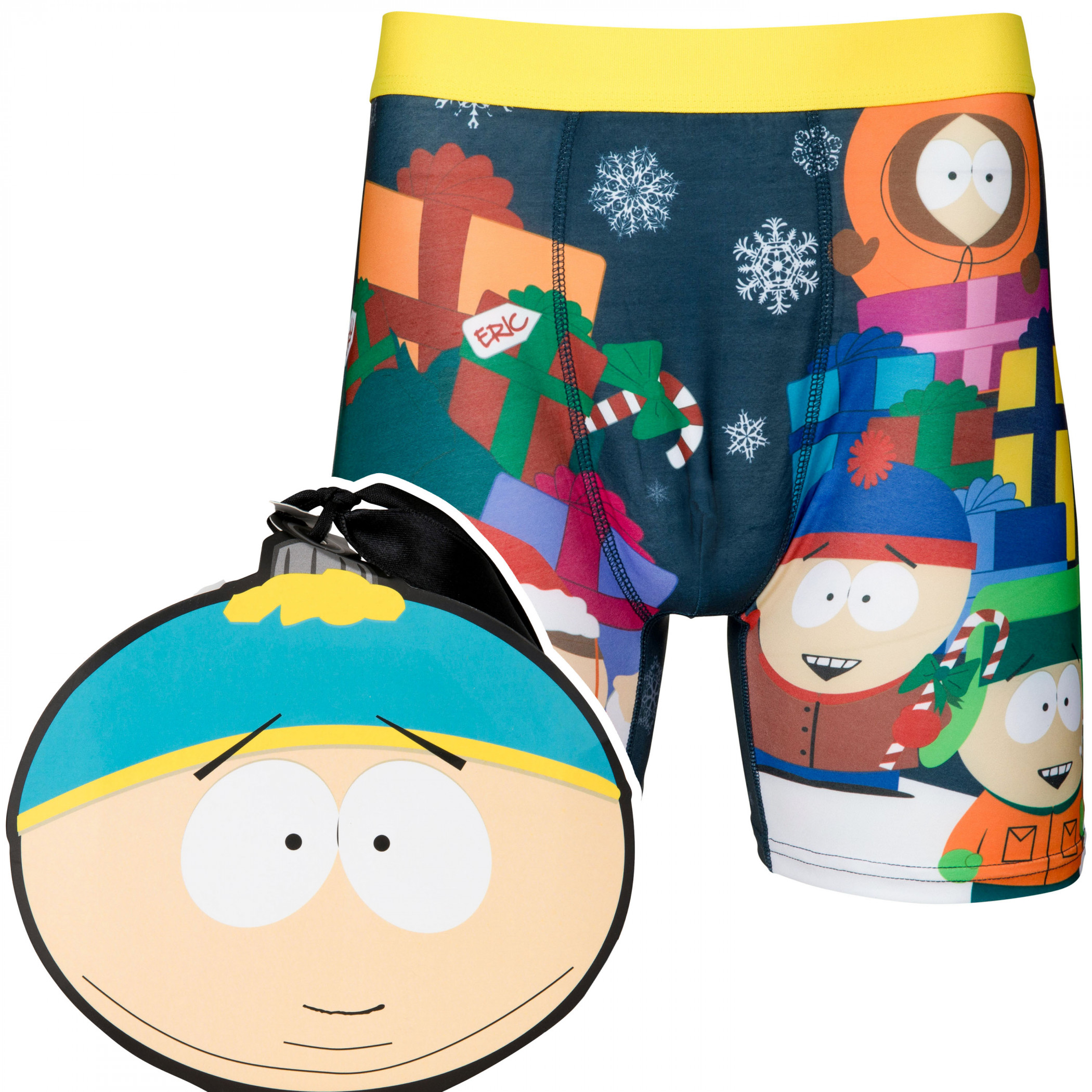 South Park Christmas Day Boxer Briefs in Ornament Packaging