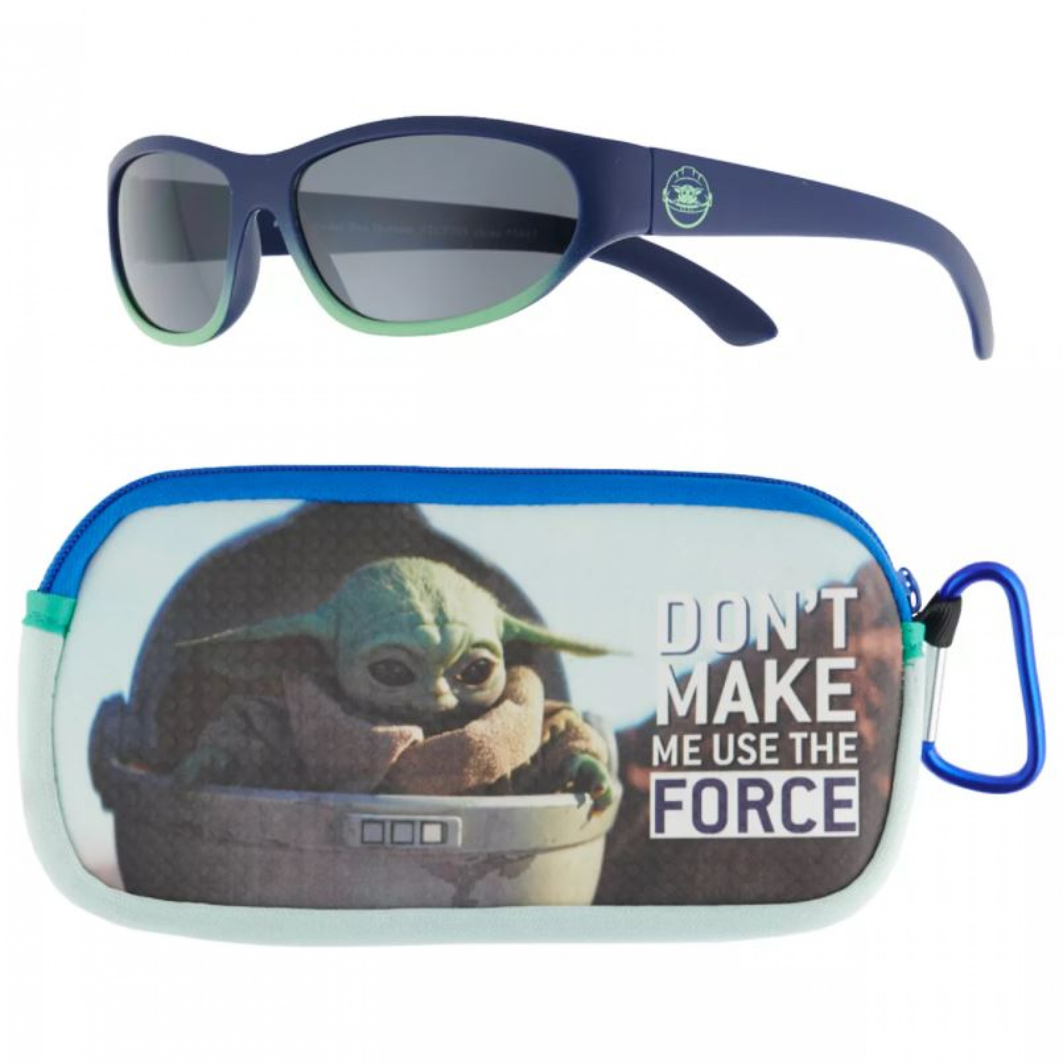Star Wars The Child Grogu Kids Sunglasses with Carabiner Pouch