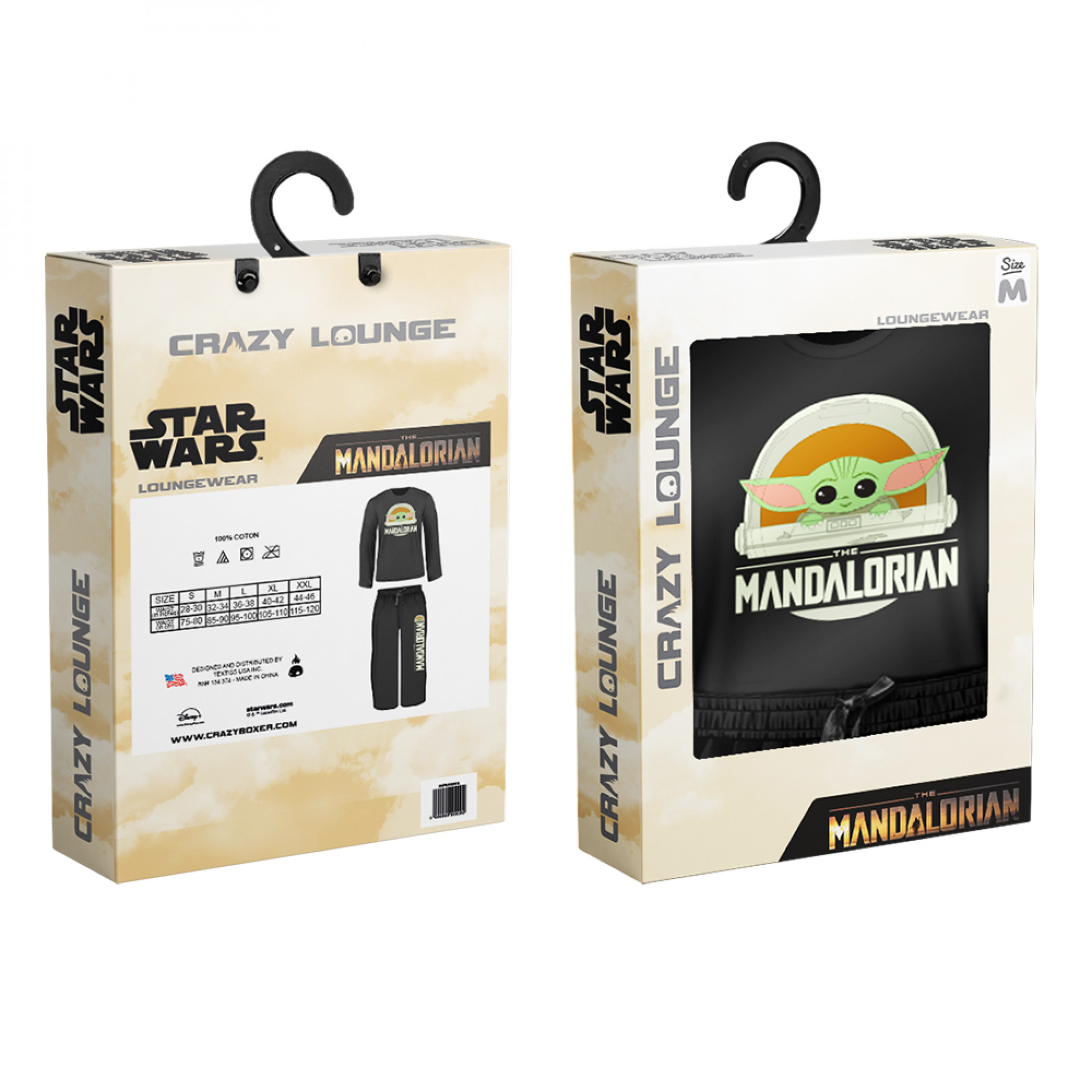 Star Wars The Mandalorian Grogu Long Sleeve Shirt & Sleep Pants Set