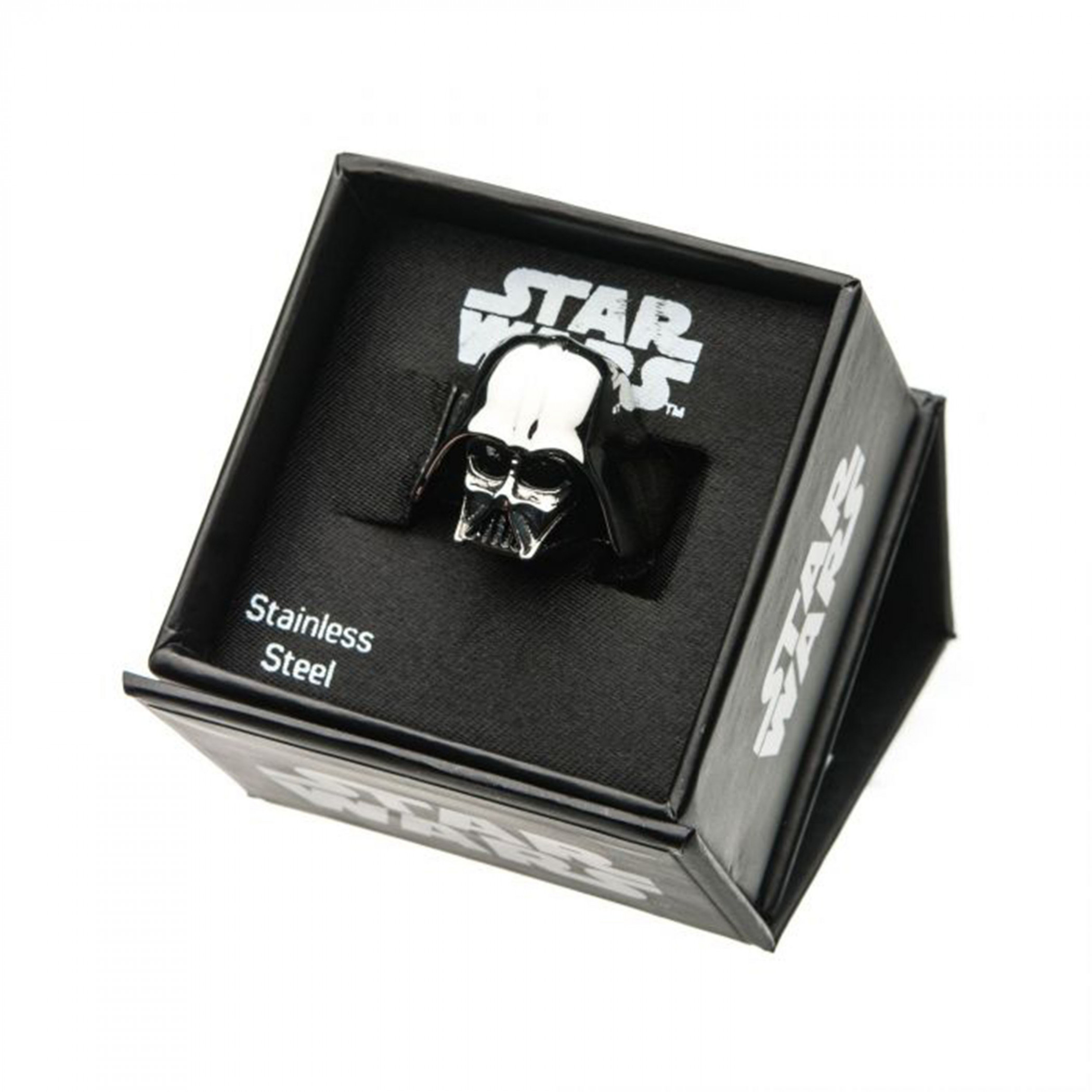 Star Wars Darth Vader Silver Helmet Ring