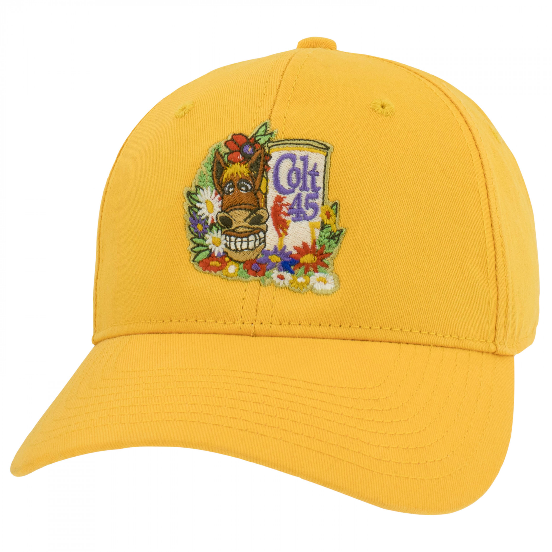 Colt 45 Spicoli Vintage Embroidered Florals Adjustable Hat