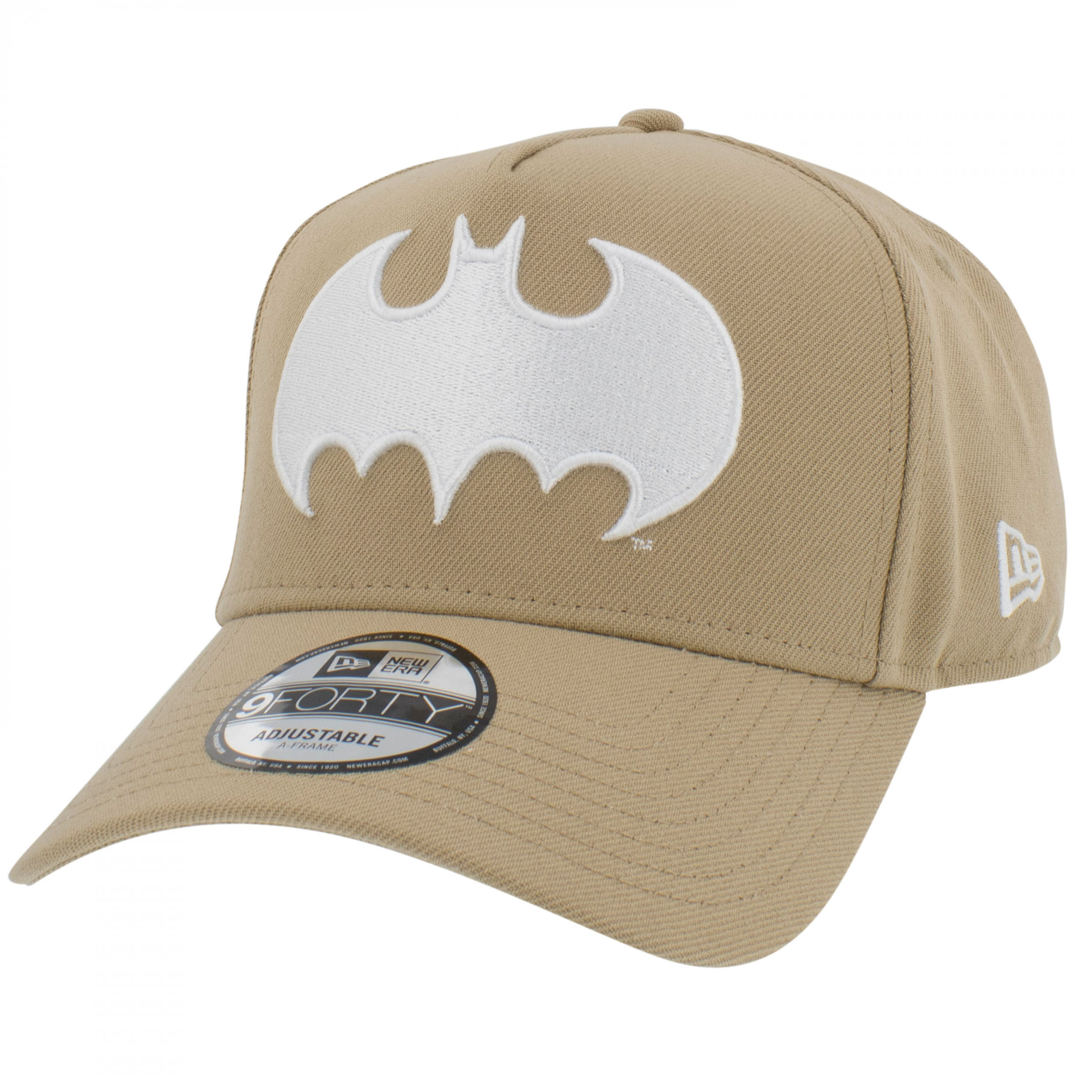 Batman Khaki New Era A-Frame 9Forty Adjustable Hat