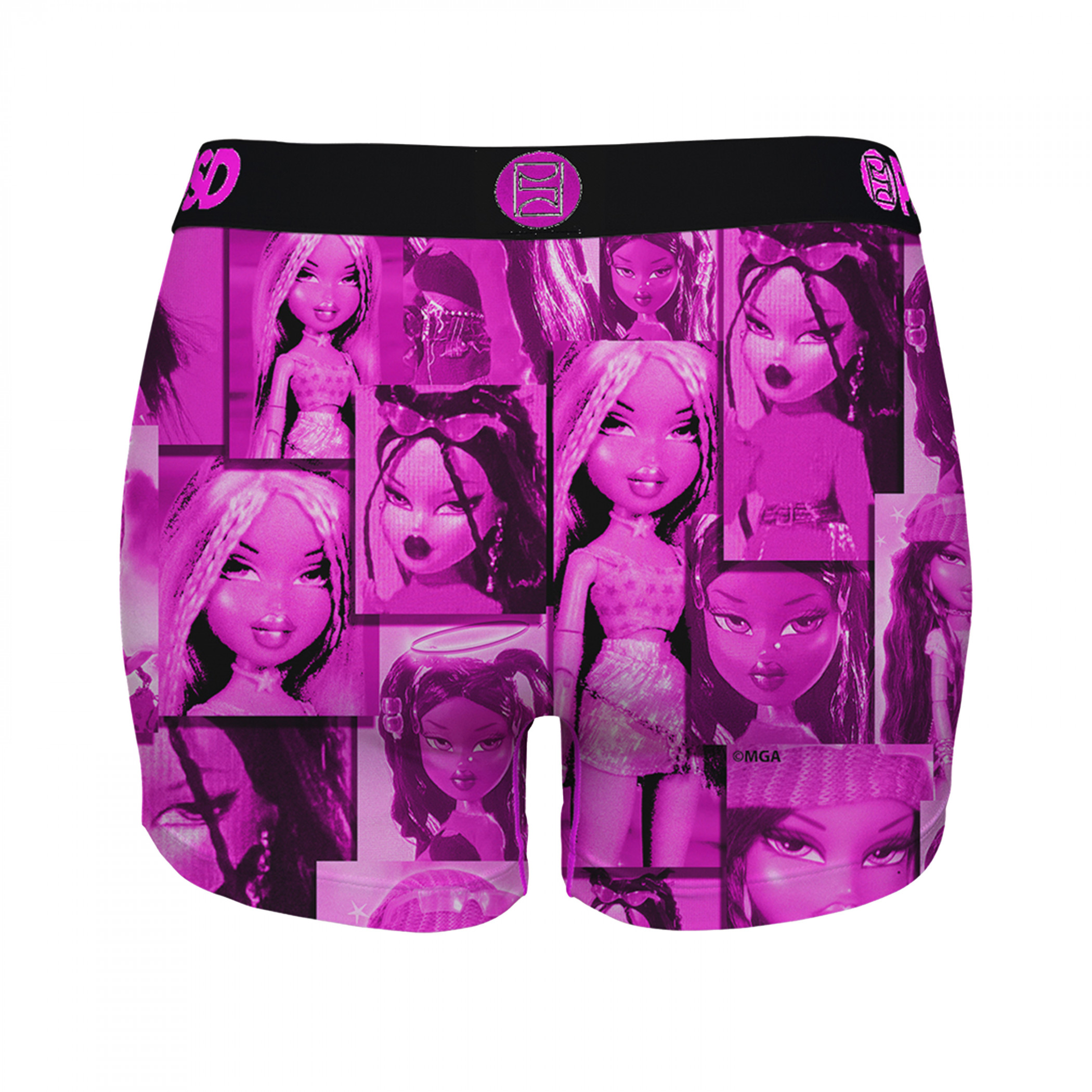 Bratz Collage PSD Boy Shorts Underwear