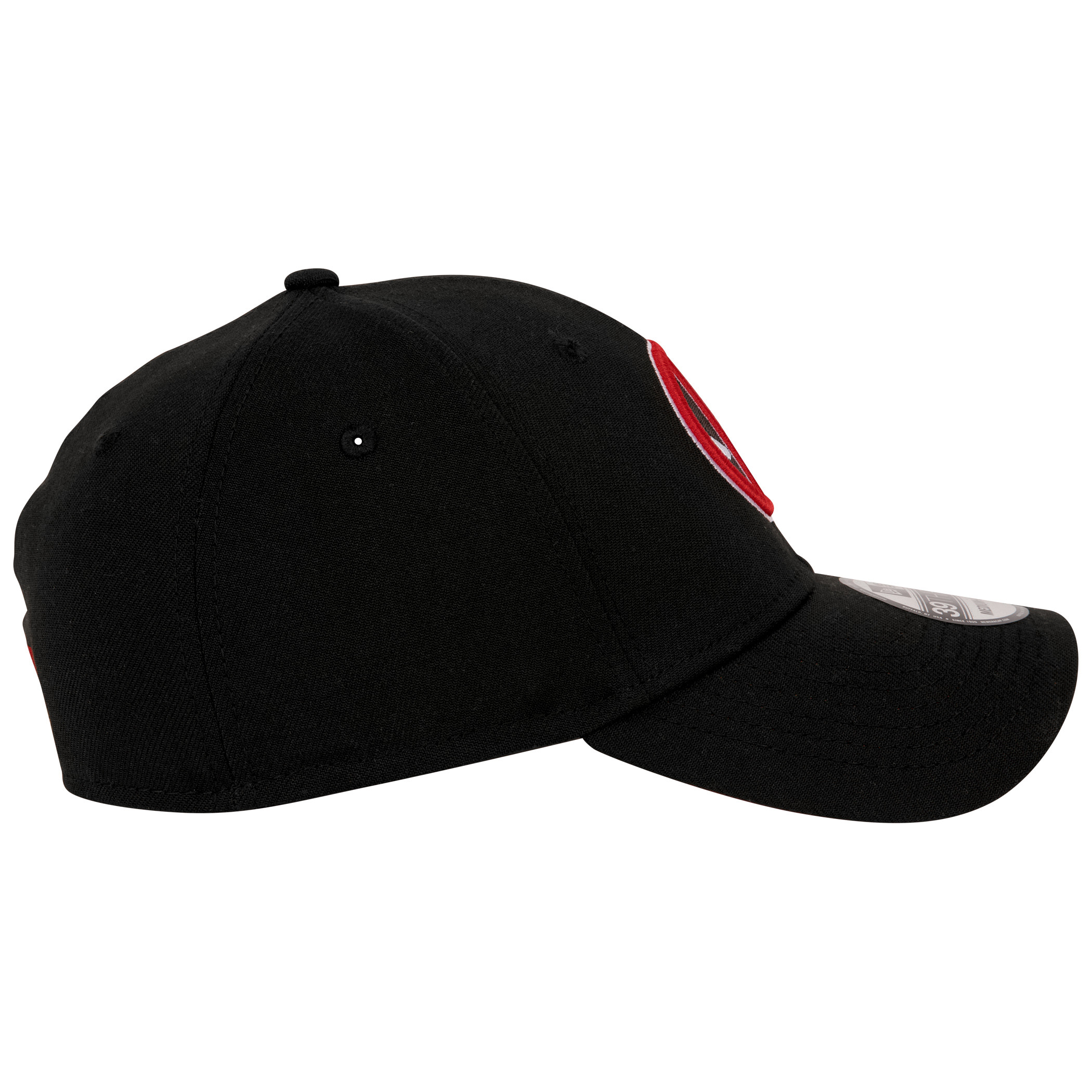 Deadpool Logo Black Colorway New Era 39Thirty Fitted Hat