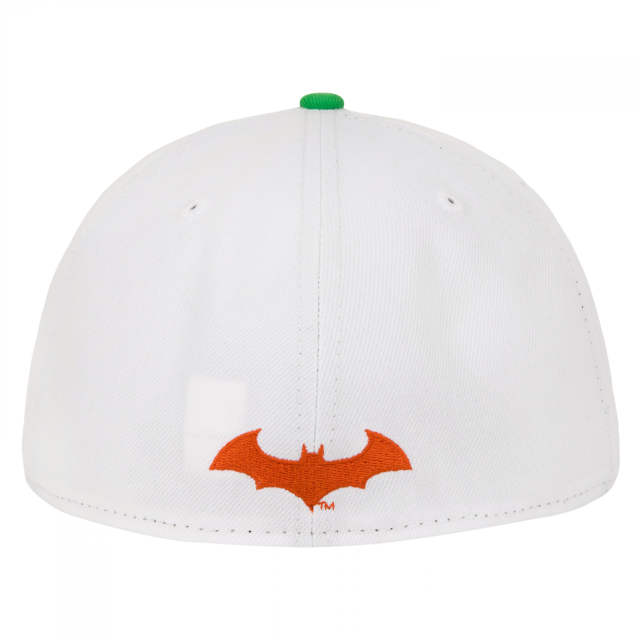 Batman Logo Floral Brim New Era 59Fifty Fitted Hat