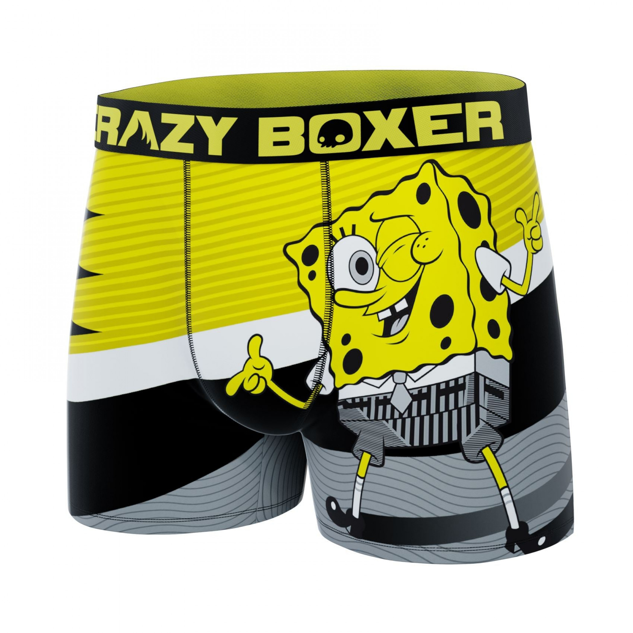 Crazy Boxer SpongeBob SquarePants You Gotta Be Kidding Me Pose Men's Boxer Briefs