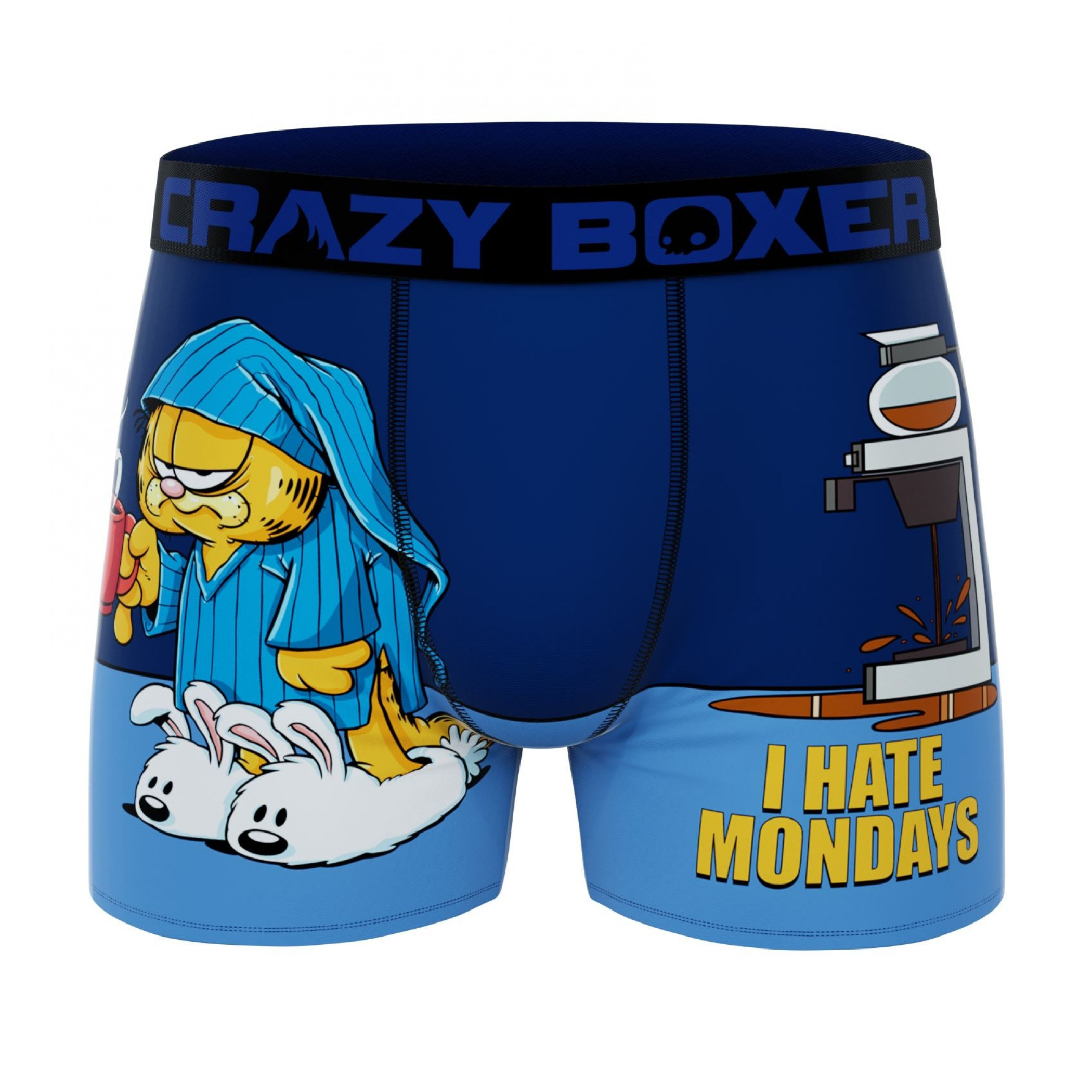 Crazy Boxer Garfield The Cat Character I Hate Mondays Men's Boxer Briefs
