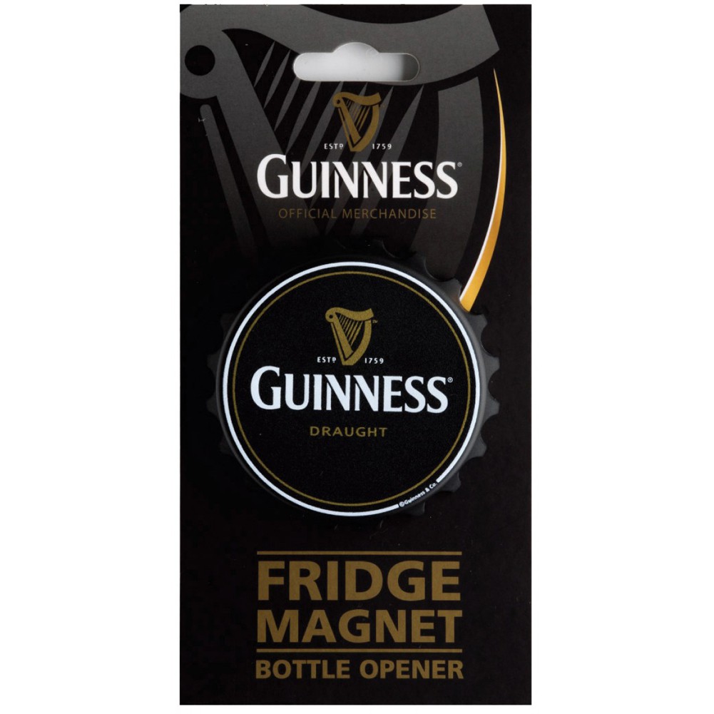 Guinness Fridge Magnet Bottle Opener