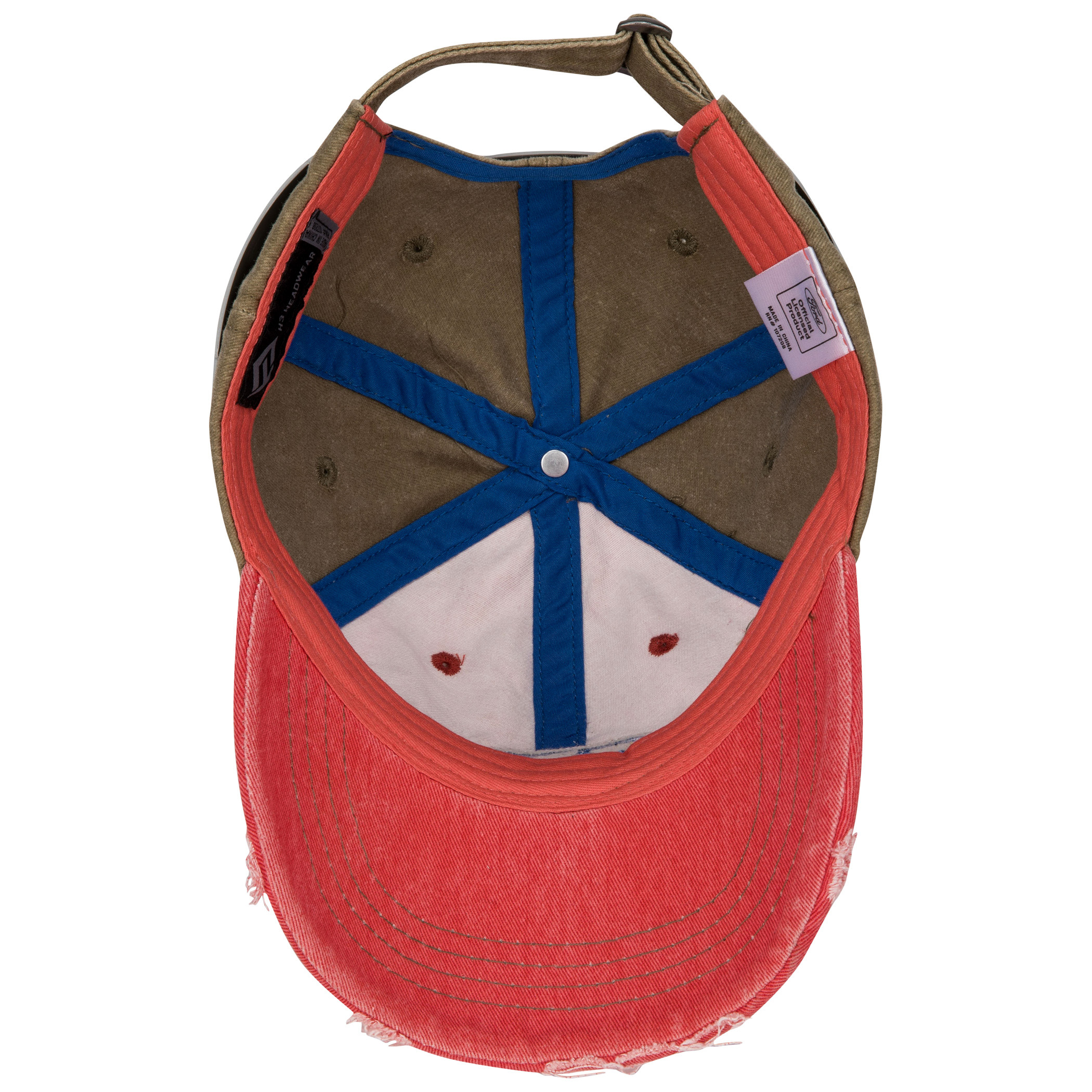 Ford Logo Distressed Cotton Twill Hat - WearYourBeer