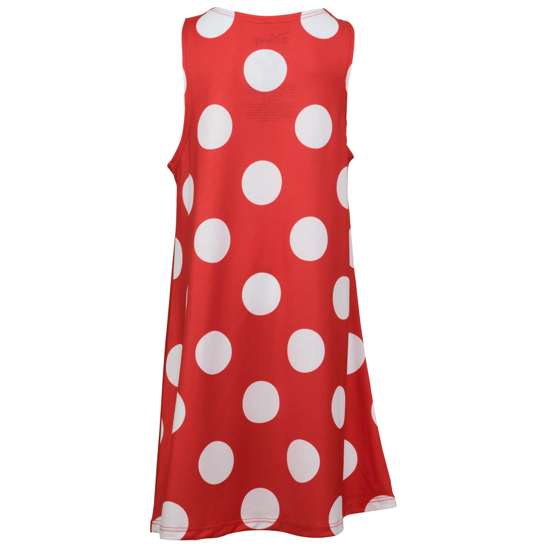 Personalized Minnie Mouse in Red Polka Dot Dress Water Bottle