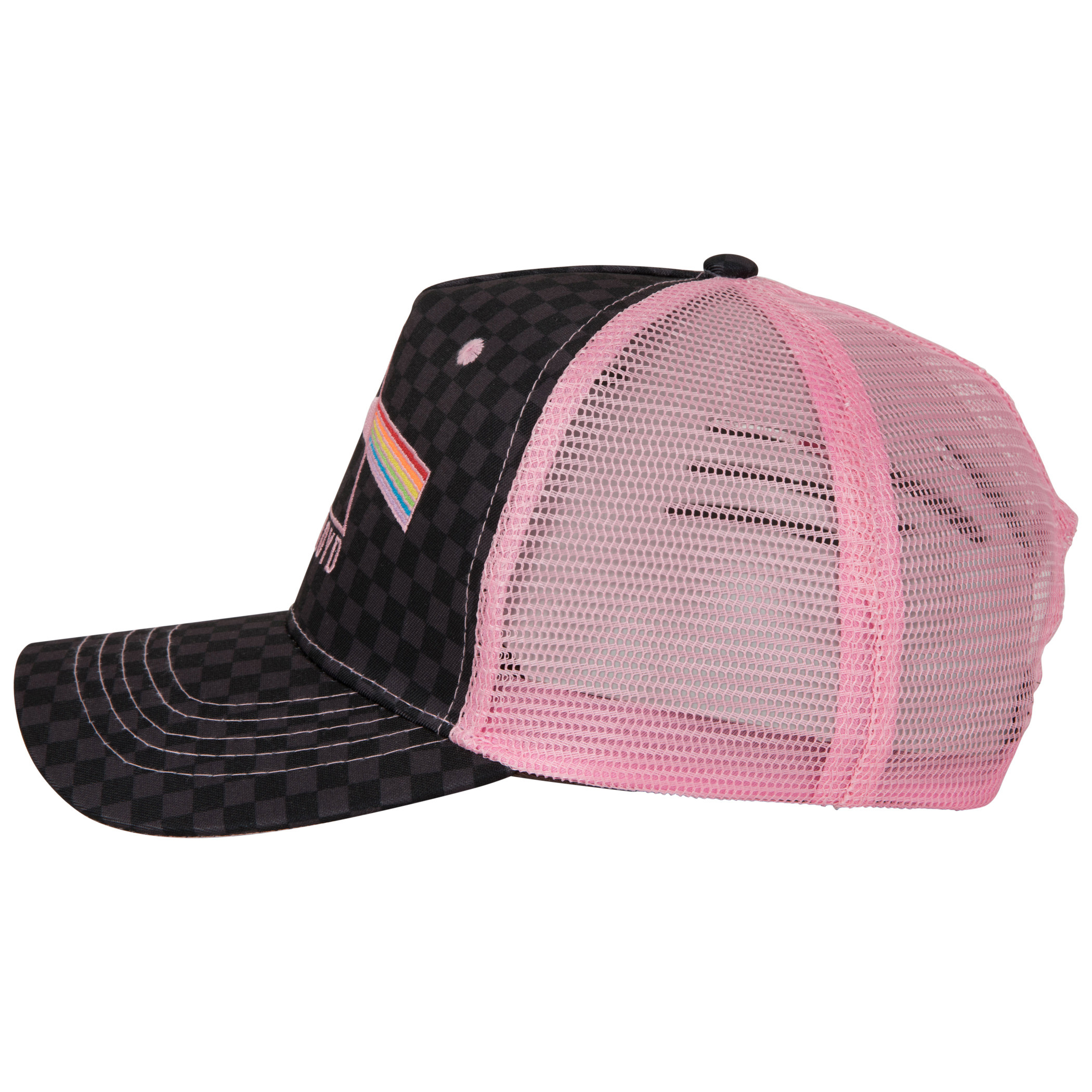 Cappellino Unisex Pink Floyd Dark Side Of The Moon Logo Splatter, Nero, Taglia Unica Regolabile