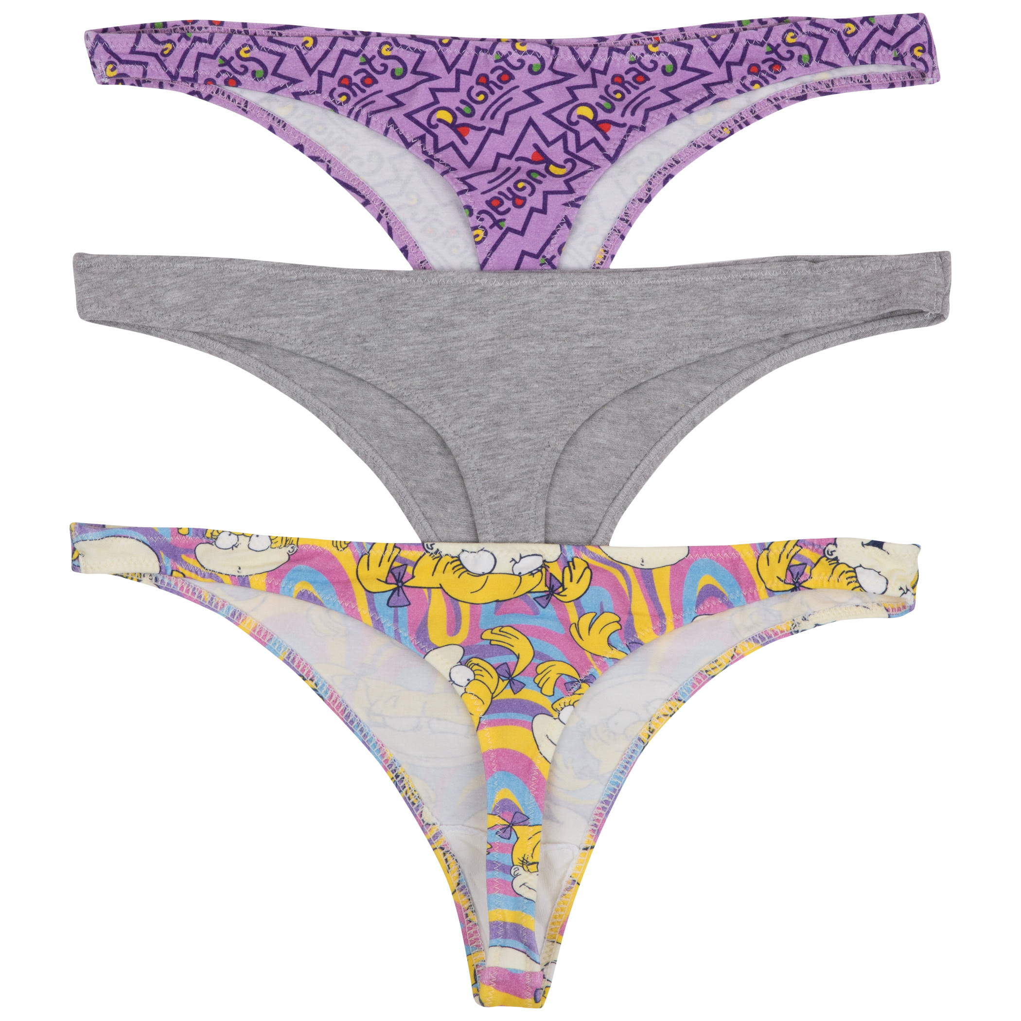 Rugrats Angelica 3-Pack Women's Thongs