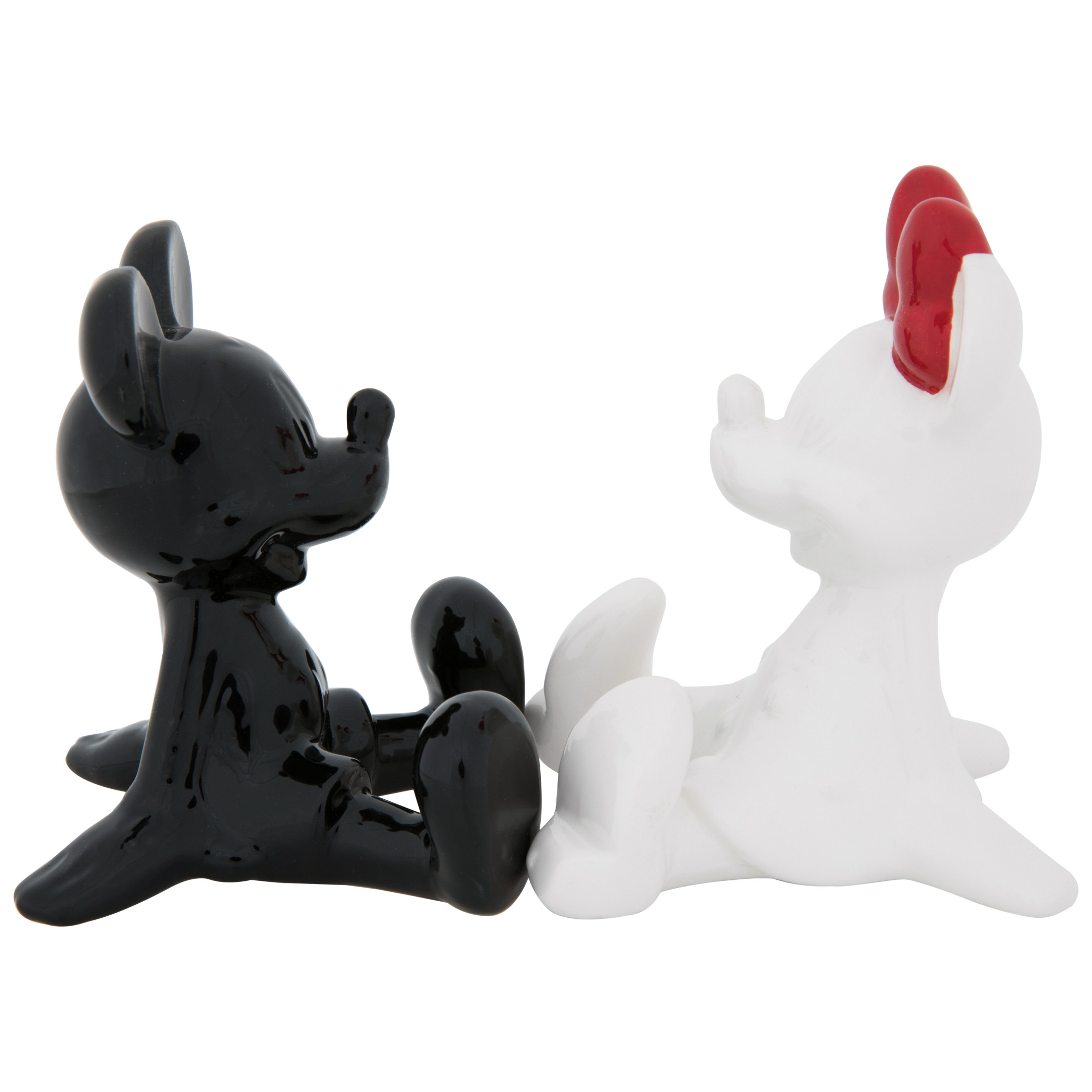 Mickey and Minnie Mouse Sitting Salt & Pepper Shakers