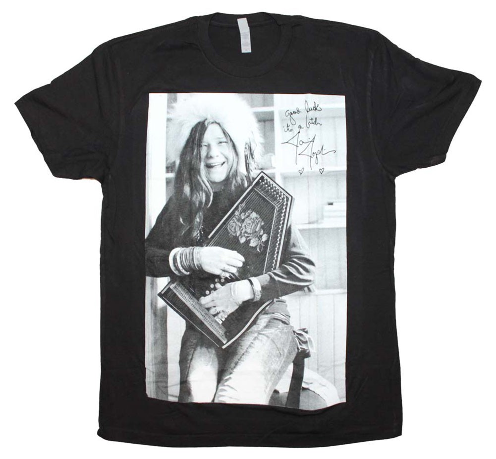 Janis Joplin Good Luck Laugh T-Shirt