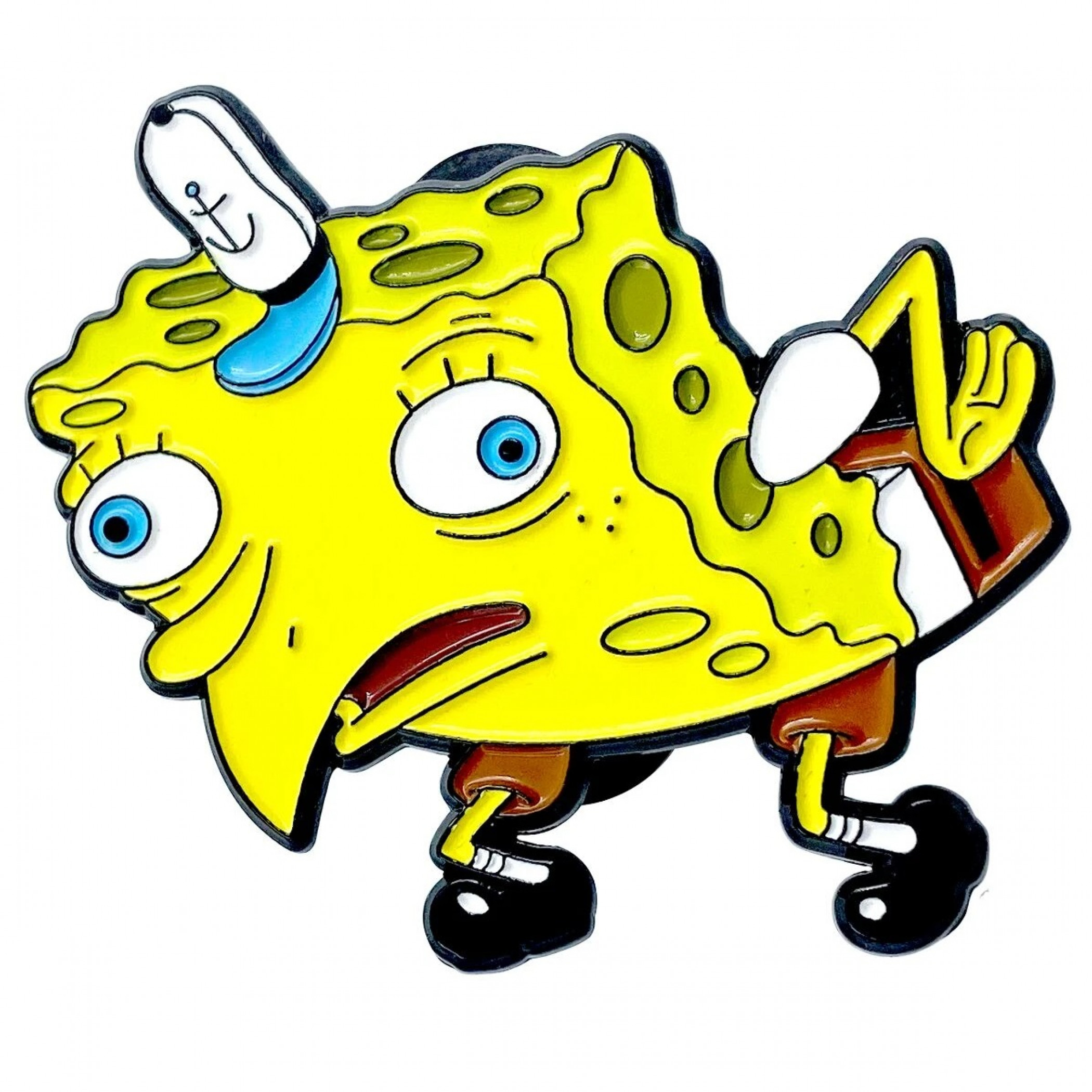 SpongeMock Meme SpongeBob SquarePants Enamel Pin