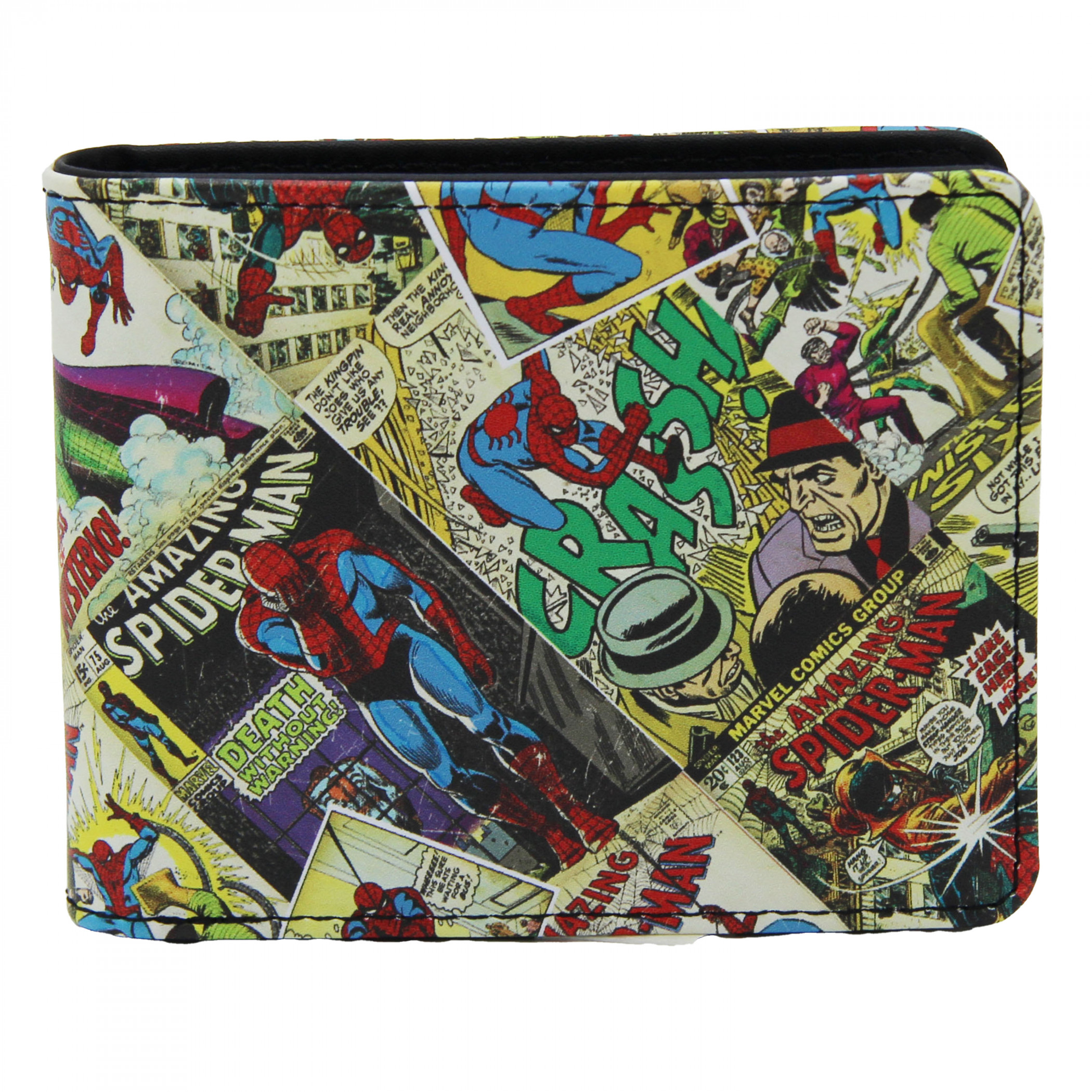 Spider-Man Comic Pages Slimfold Wallet