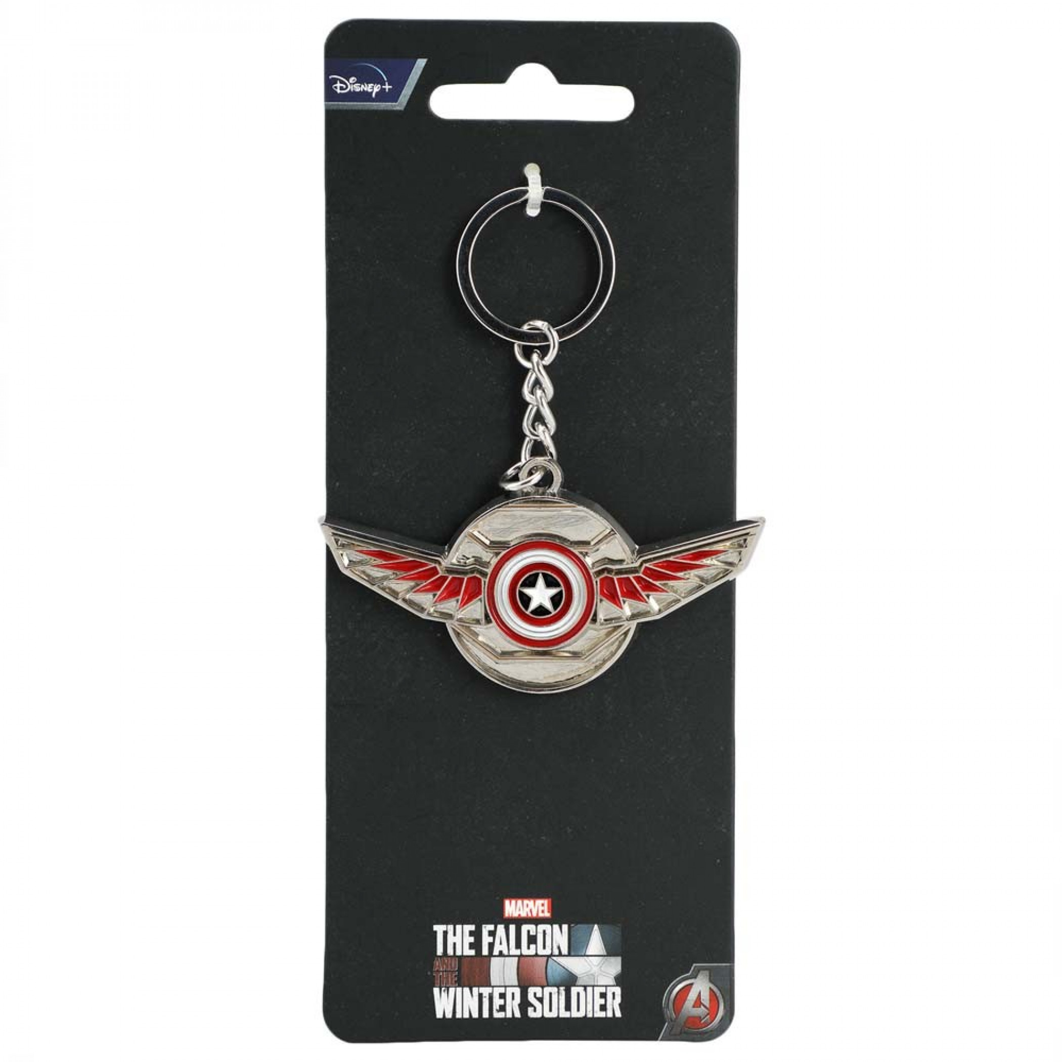 Official Marvel Disney Keychain The Falcon and the Winter Soldier w/CAPTAIN AMERICA Keychain