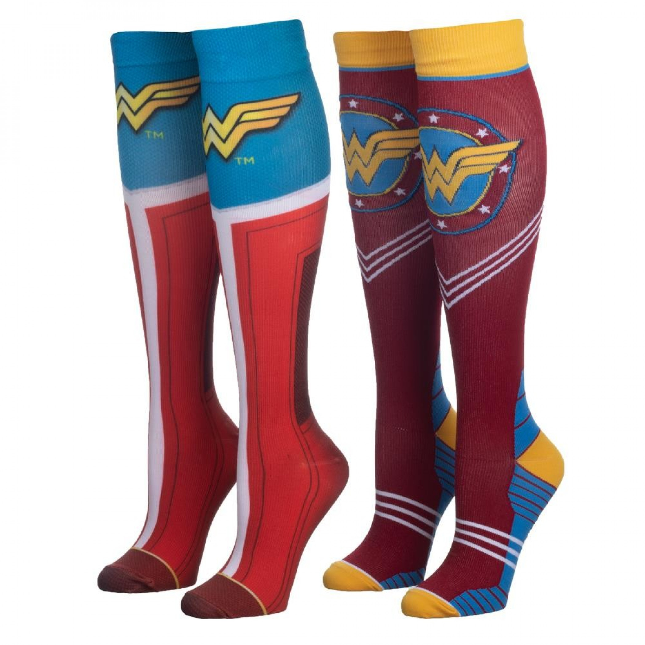 Superhero Super POP Knee High Socks Women Men