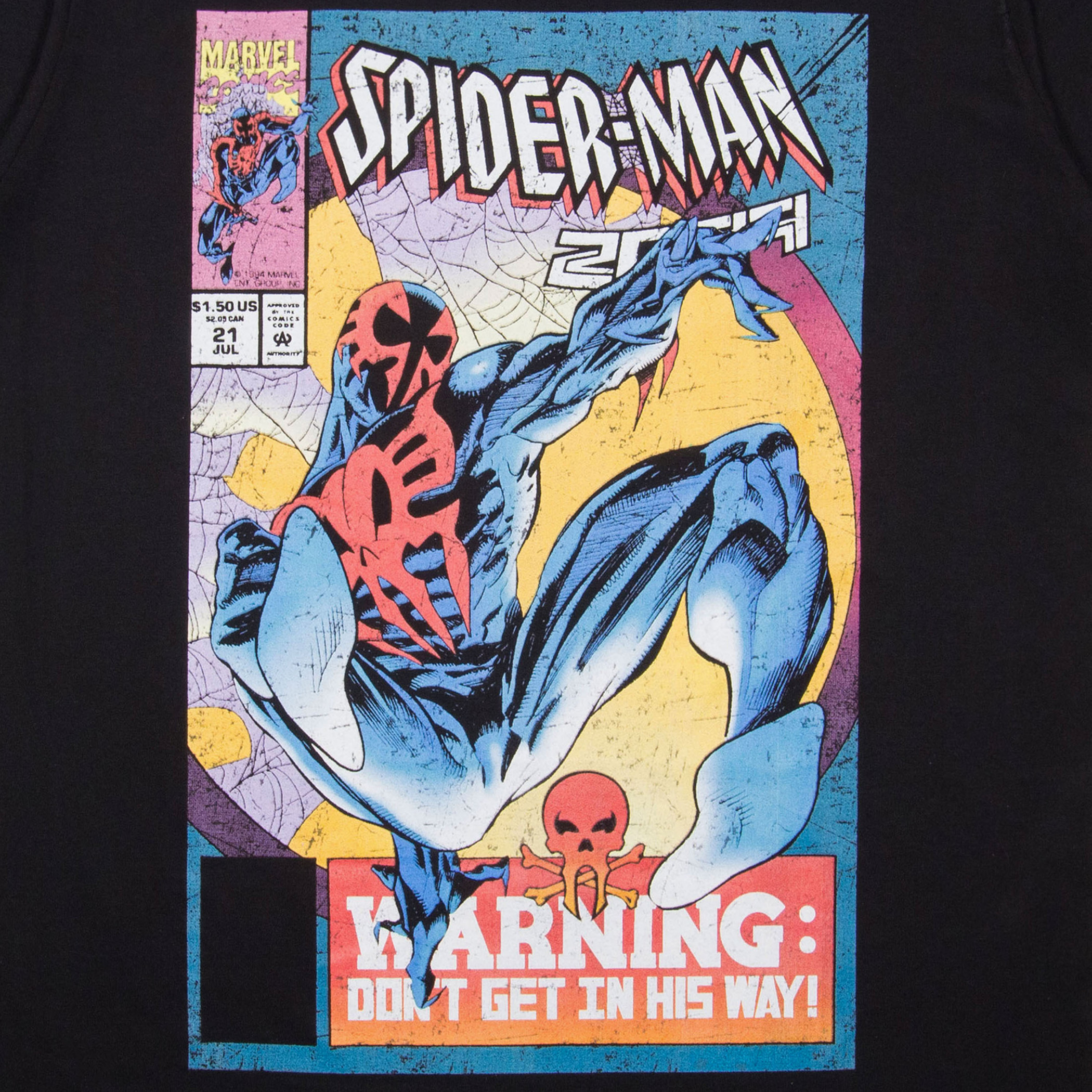 Spider-Man 2099 "Don't Get In His Way!" #21 Comic Cover T-Shirt