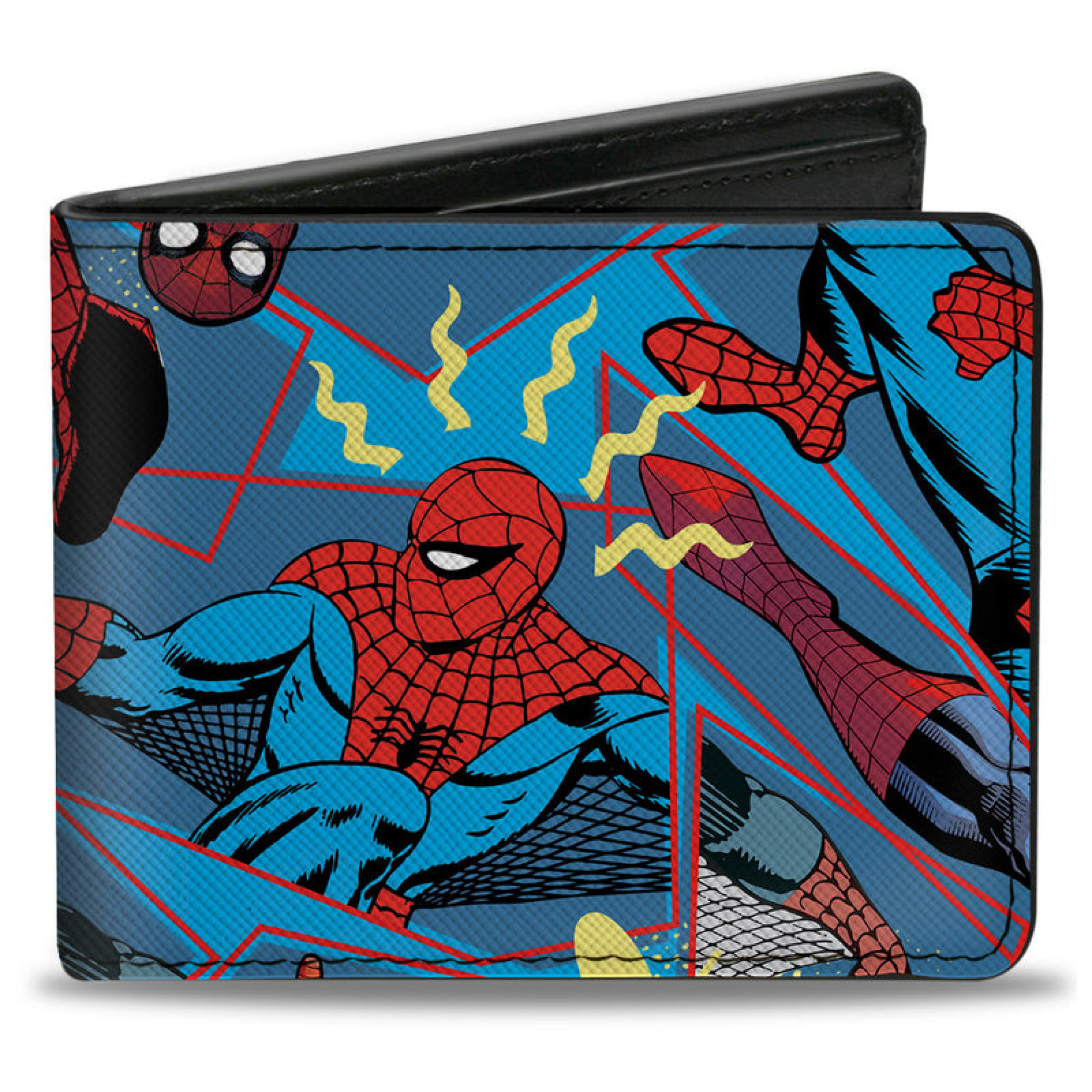 Spider-Man Beyond Amazing Spider Sense Poses Collage Bi-Fold Wallet