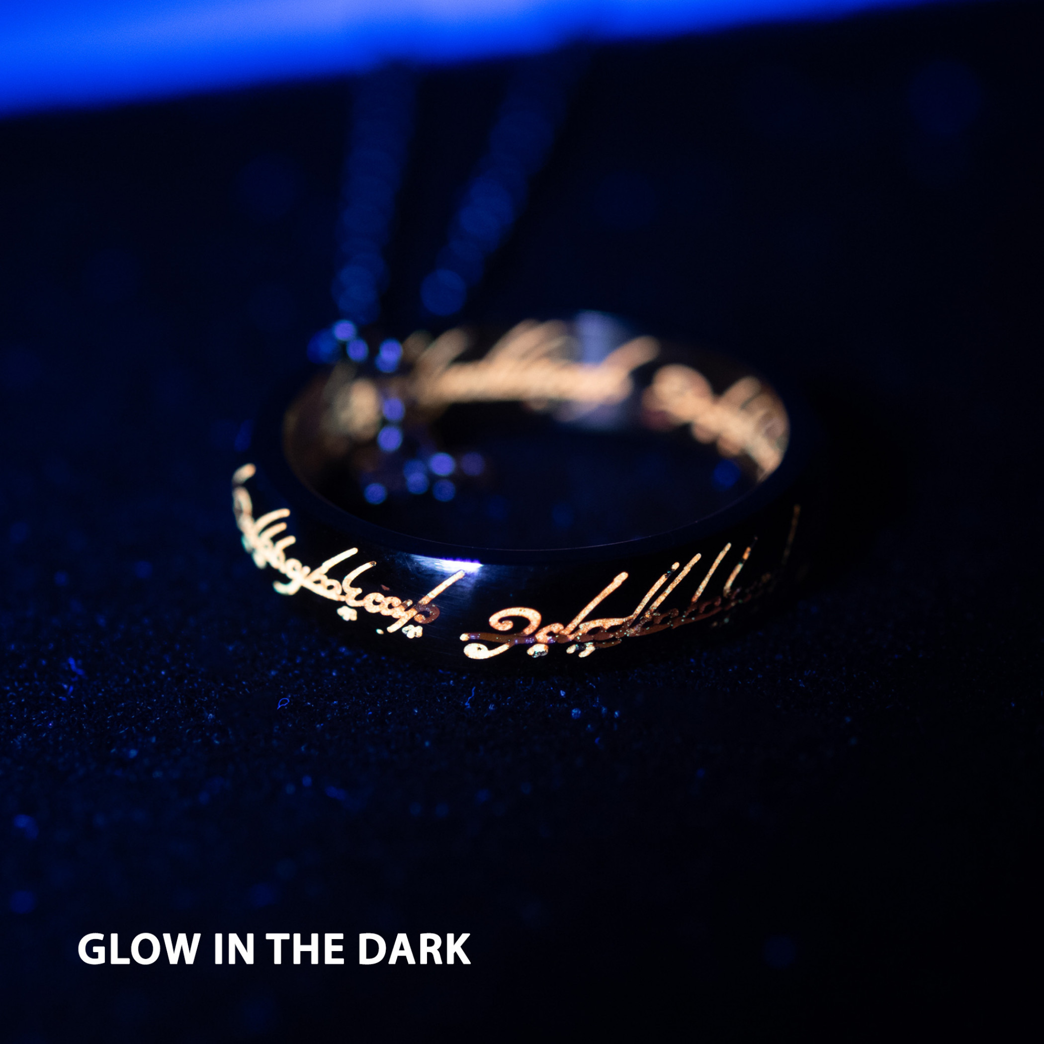 Lord of The Rings Glow in the Dark Pendant Necklace