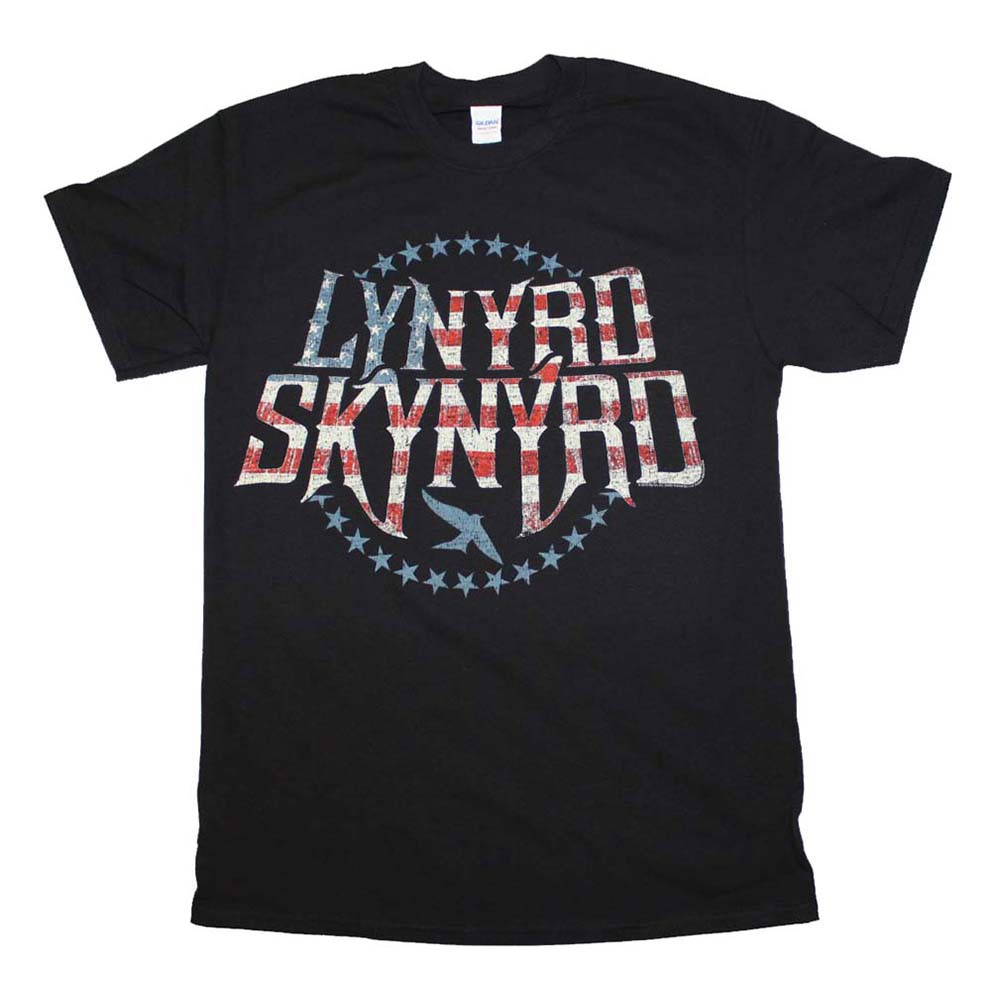Lynyrd Skynyrd Stripes and Stars Logo T-Shirt