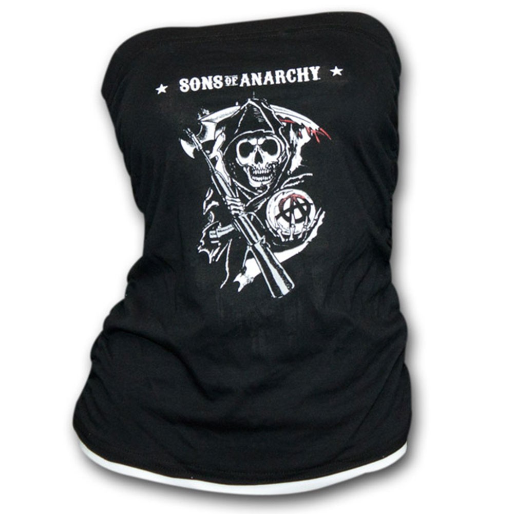 Sons Of Anarchy Reaper Black Juniors Tube Top