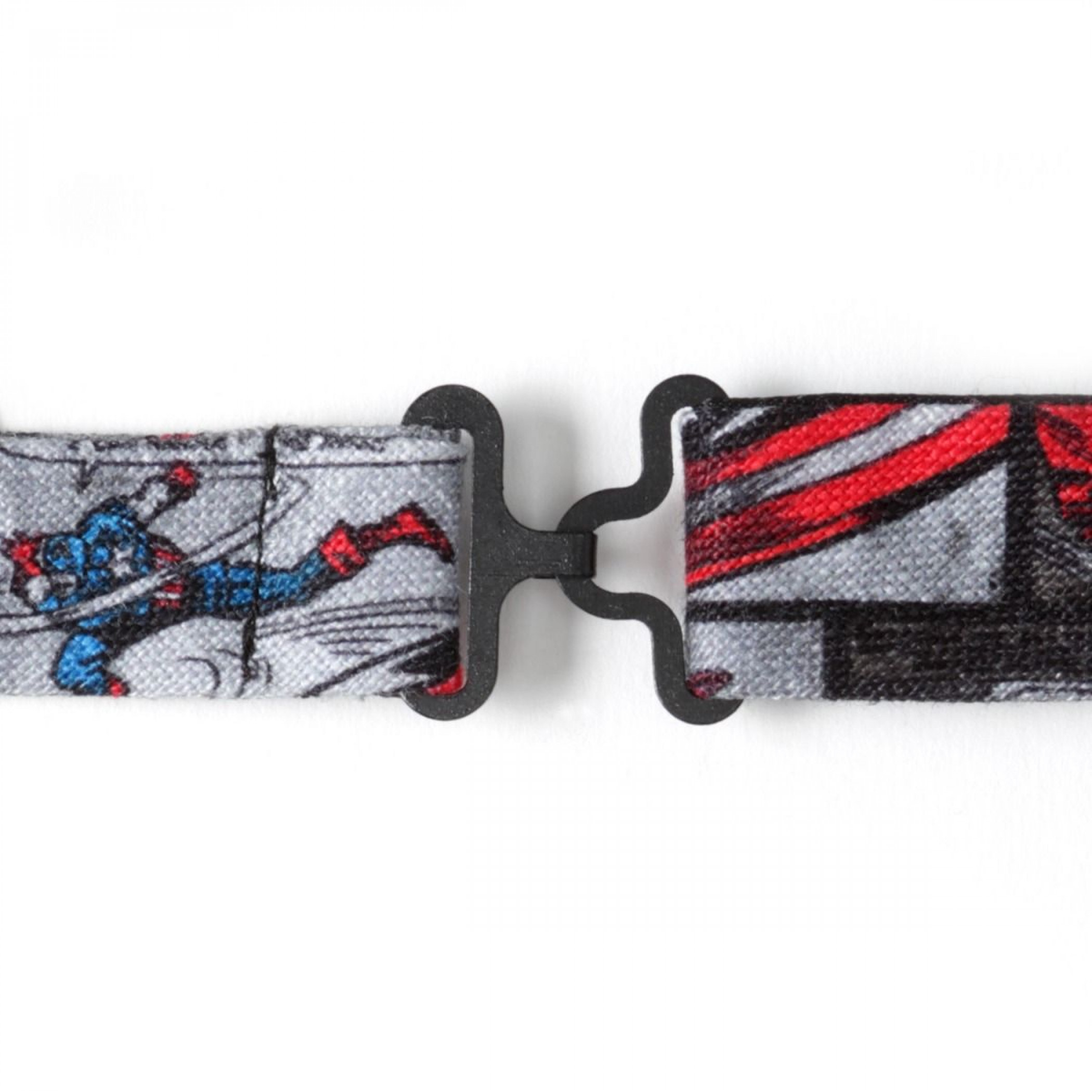 Captain America Comic Panels Men's Silk Bow Tie