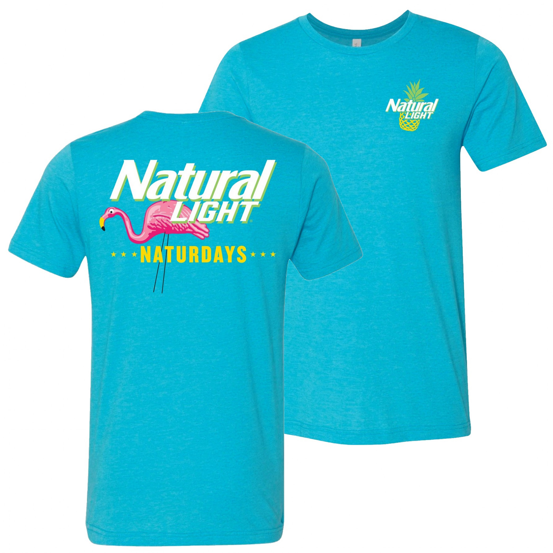 Natural Light Naturdays Pineapple Blue Colorway T-Shirt