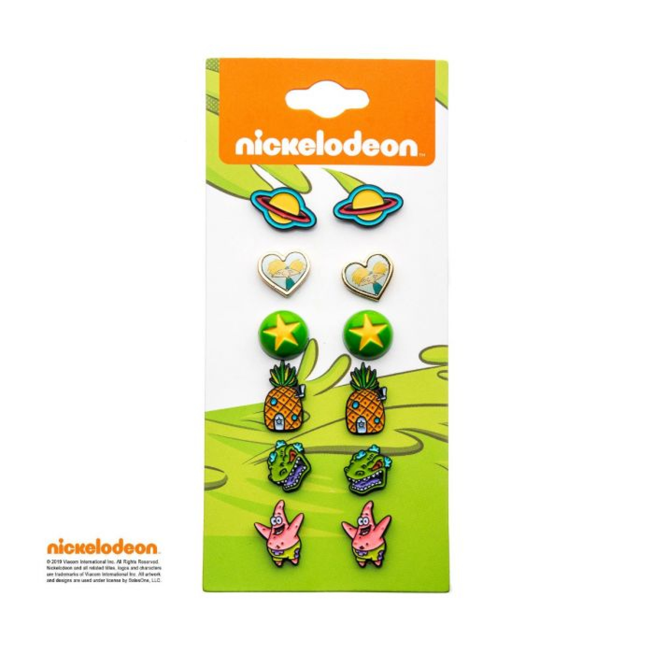 Nickelodeon Famous Character Earrings 6-Pair Set