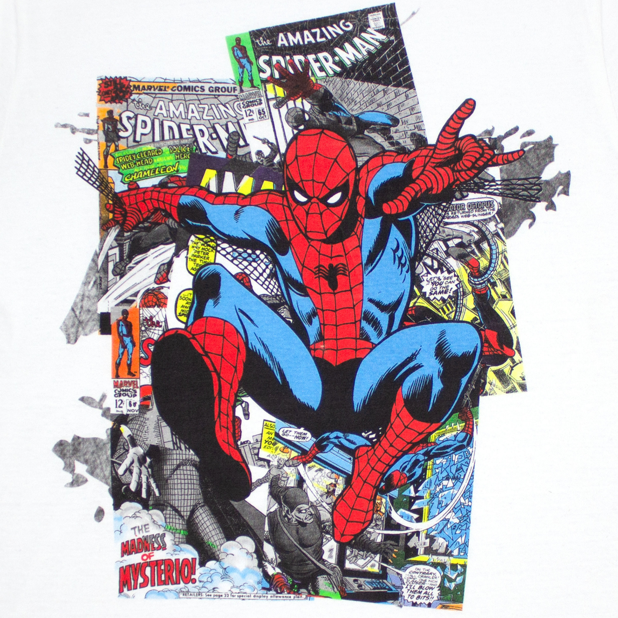 The Amazing Spider-Man Vintage Collage T-Shirt