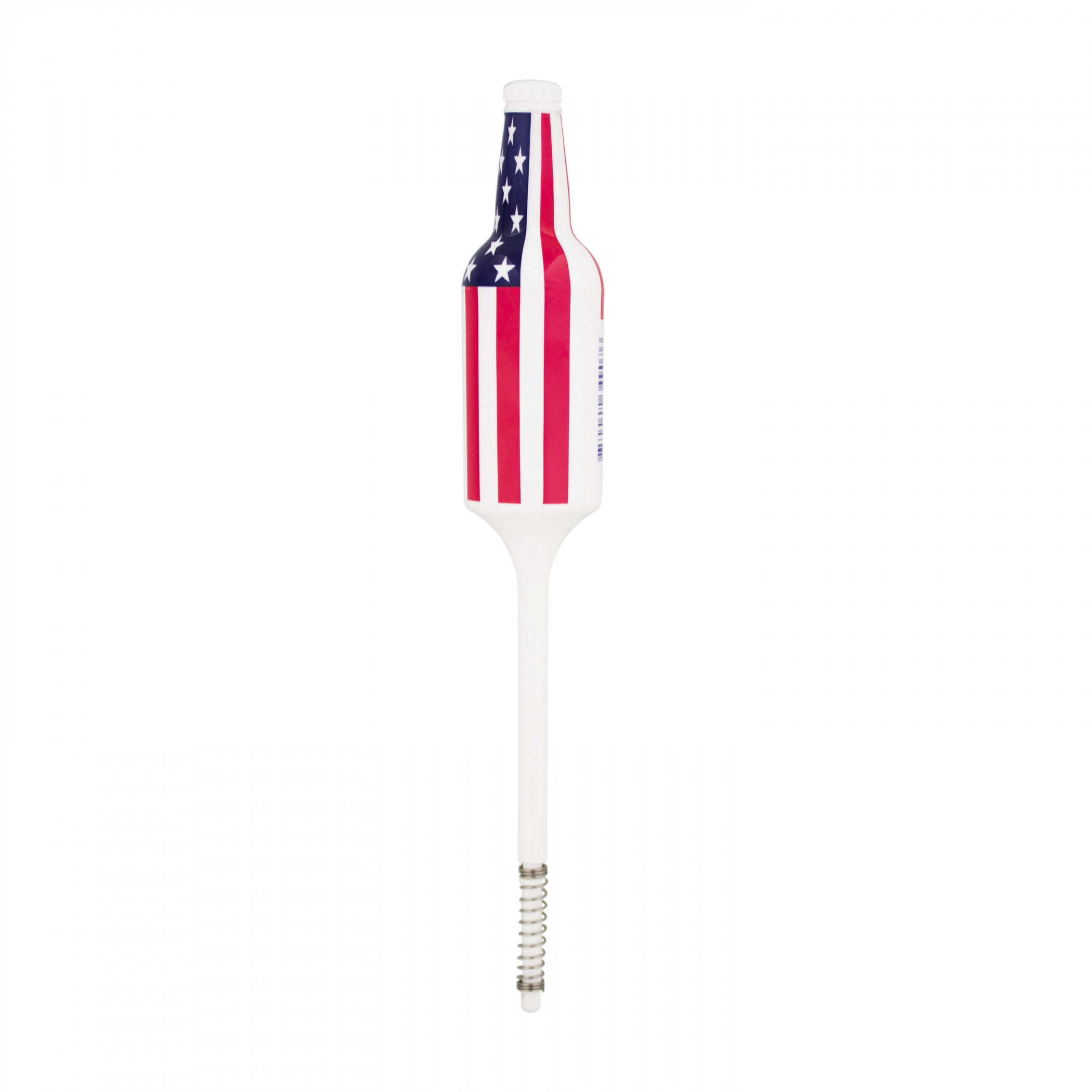 USA Patriotic Flag Bottle Shaped Bobber for Fishing