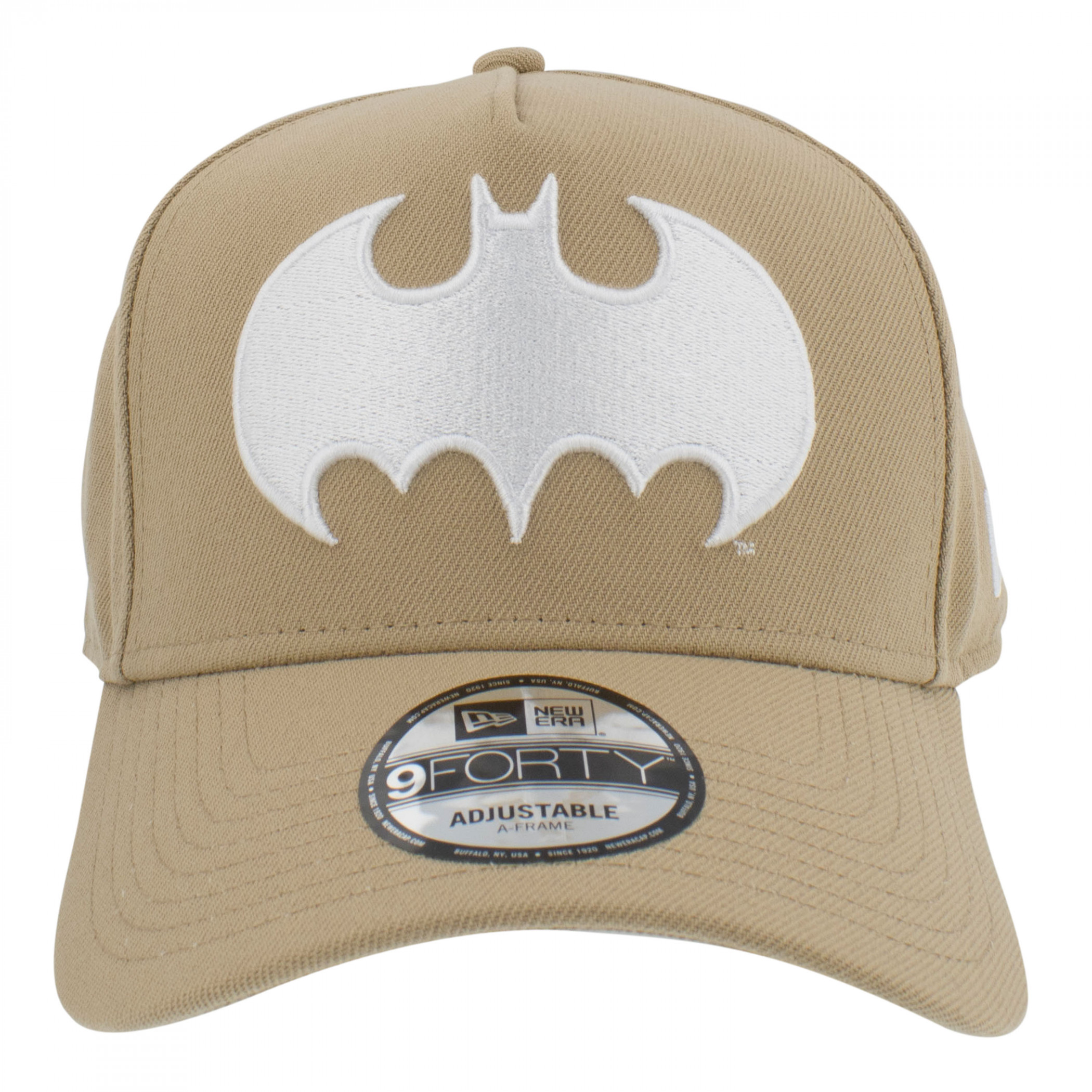 Batman Khaki New Era A-Frame 9Forty Adjustable Hat