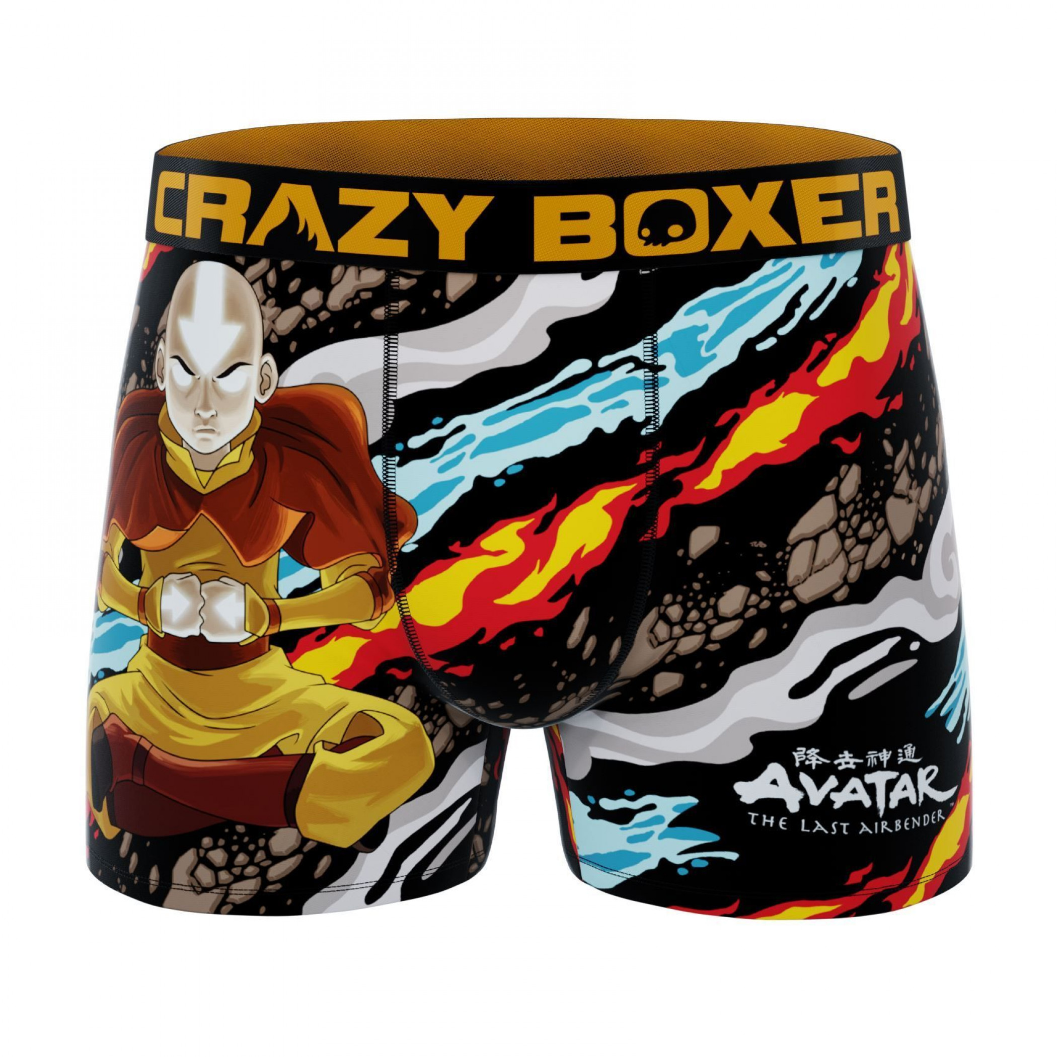 Crazy Boxers Avatar: The Last Airbender Avatar State Aang Men's Boxer Briefs