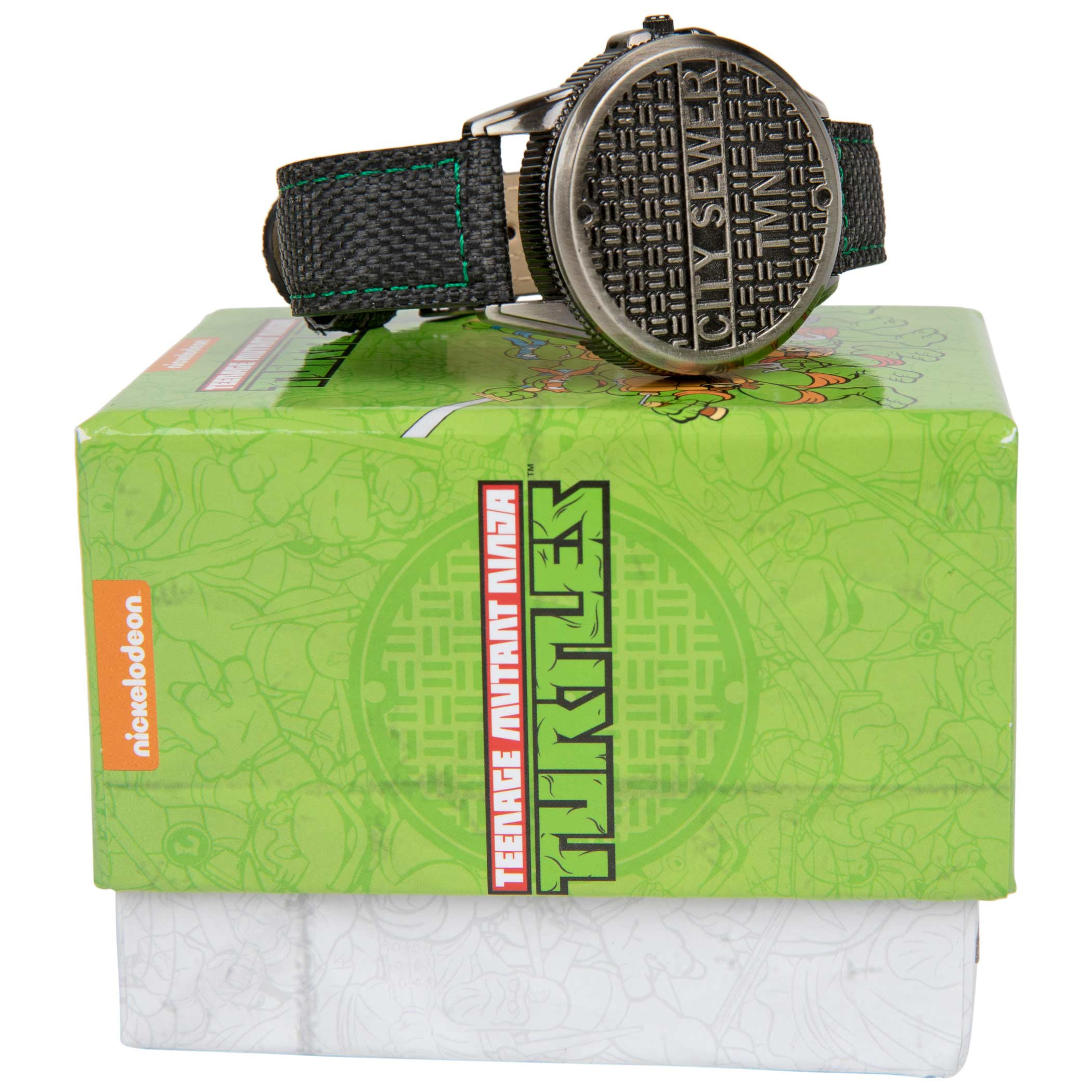 Teenage Mutant Ninja Turtles Green Watch with Rubber Wristband