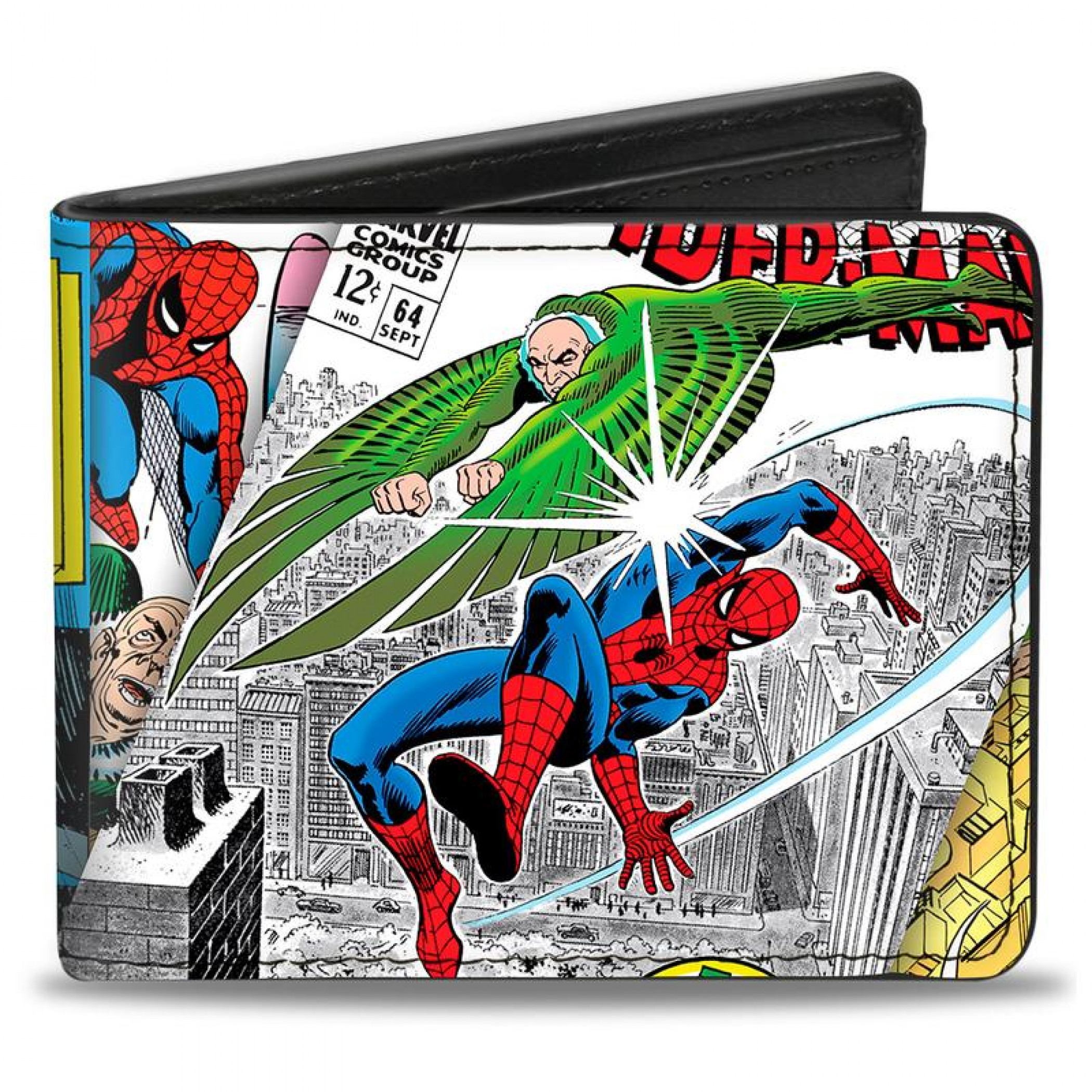Spider-Man & Vulture Battle Marvel Comics Classic Bi-Fold Wallet