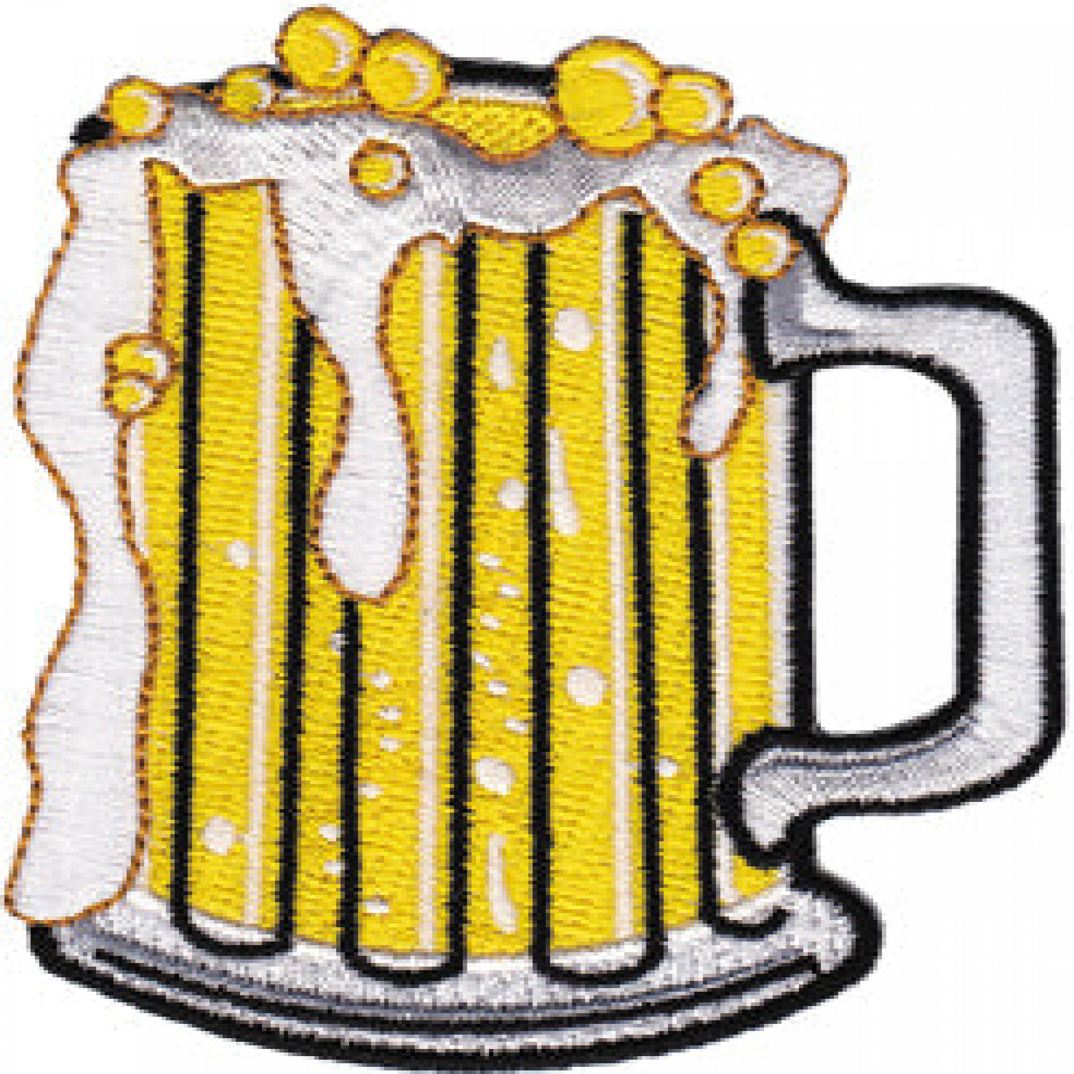 Mug of Beer 3"x3.2" Patch
