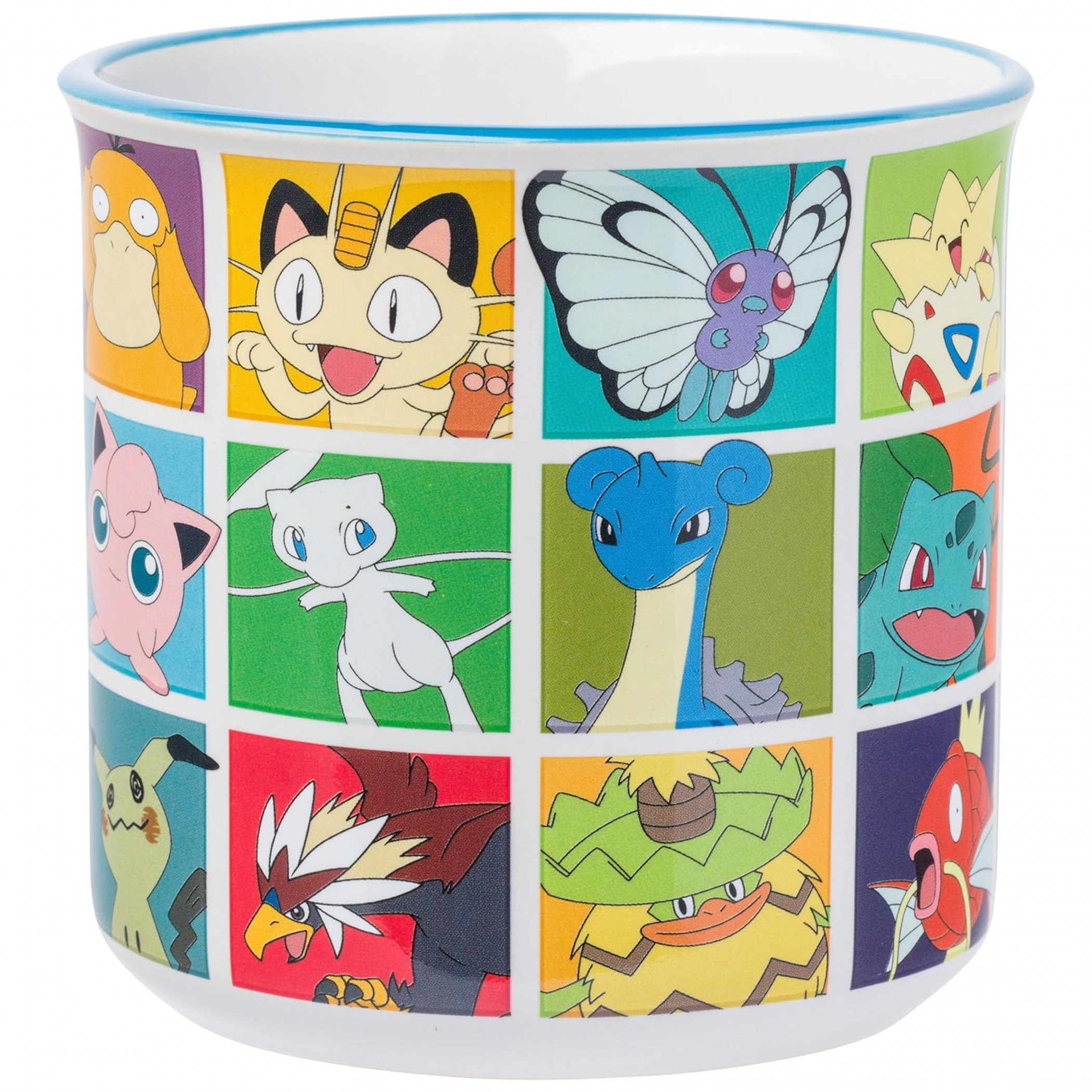 Pokemon Pop Color Grid 20 Ounce Ceramic Camper Mug