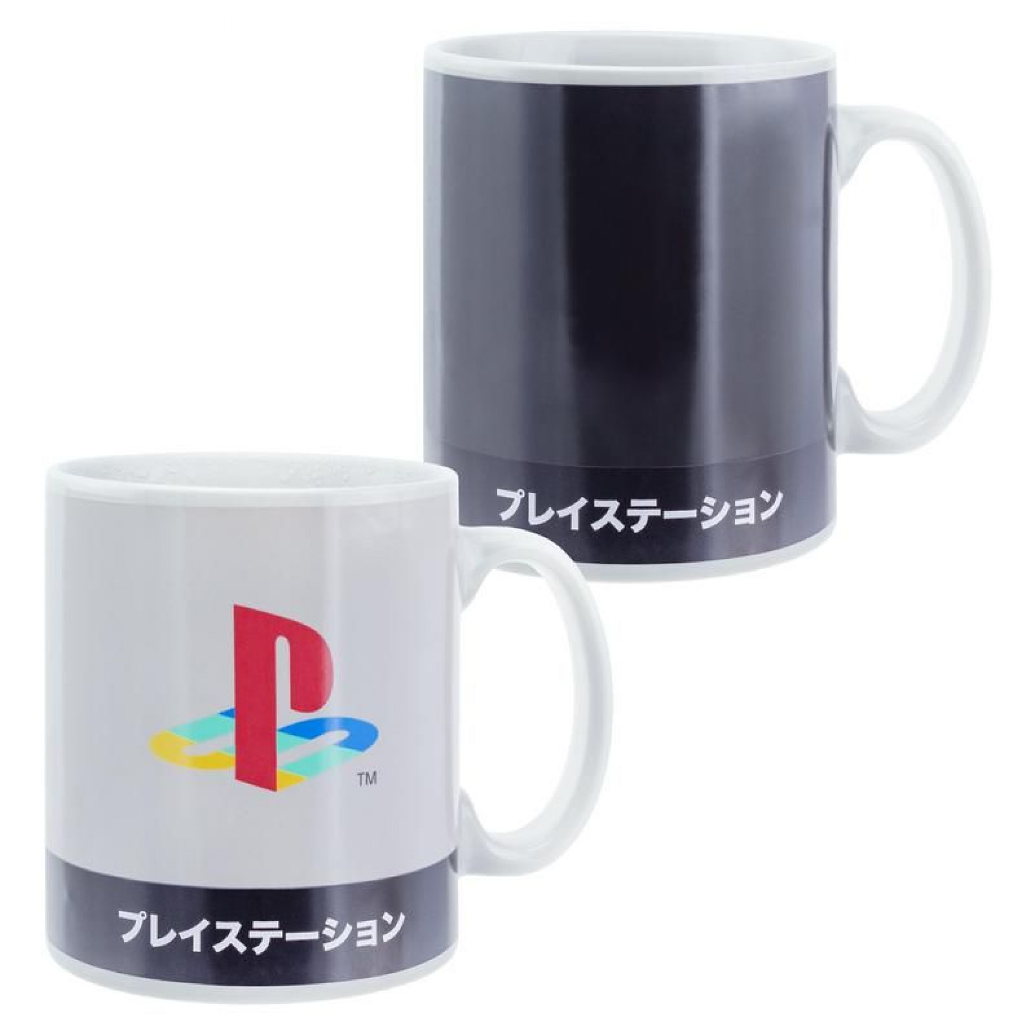 PlayStation Logo and Katakana Heat Change 18oz Ceramic Mug